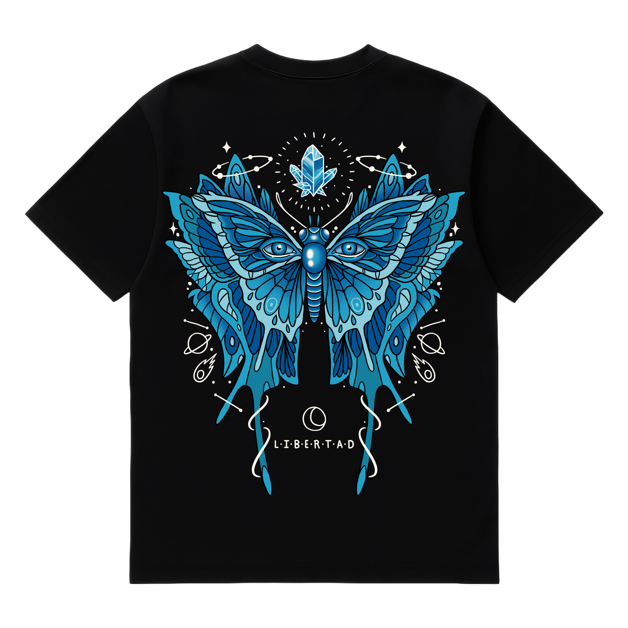 Camiseta Cubica Unconventional Libertad espalda