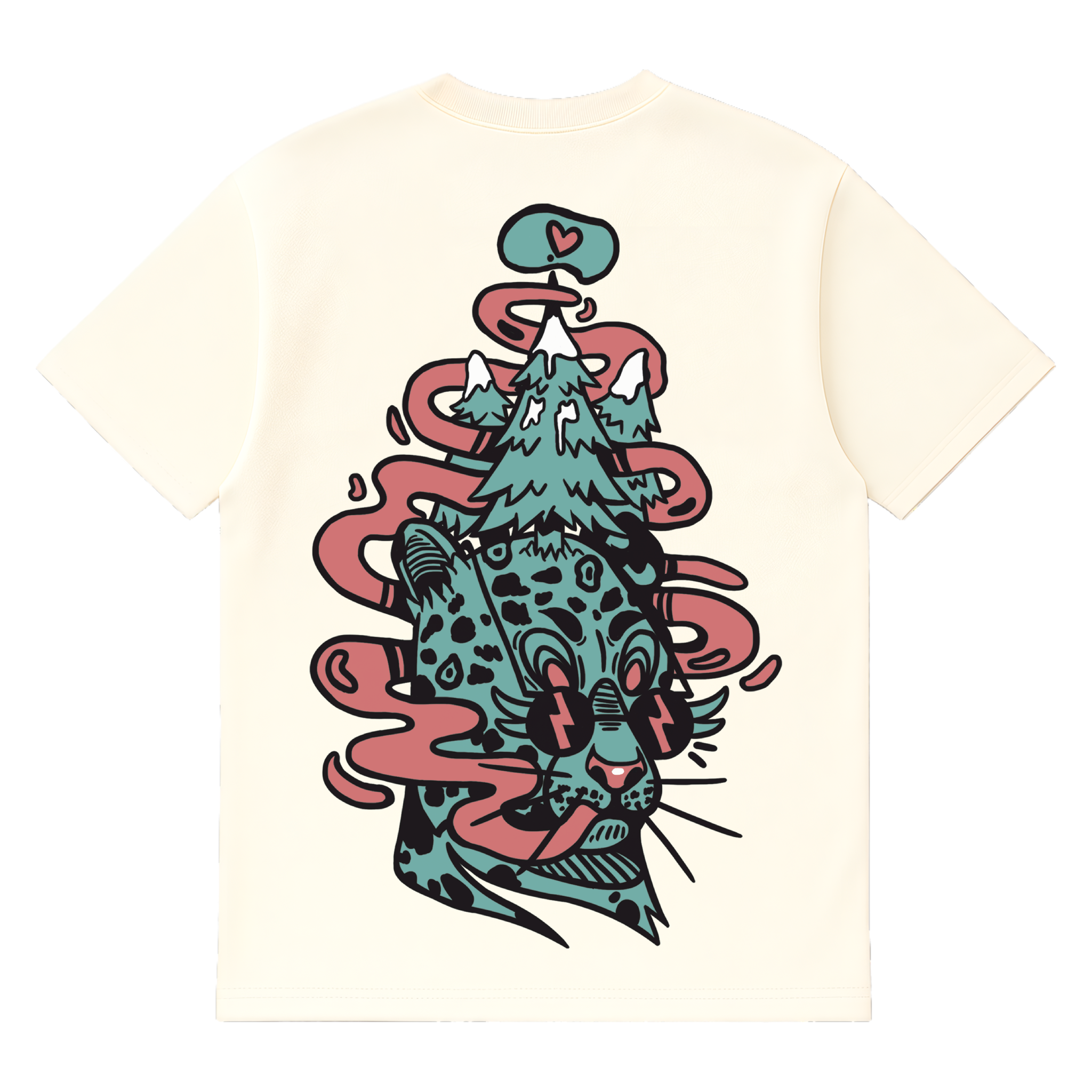 Camiseta Cubica Alma Ancestral Jaguar
