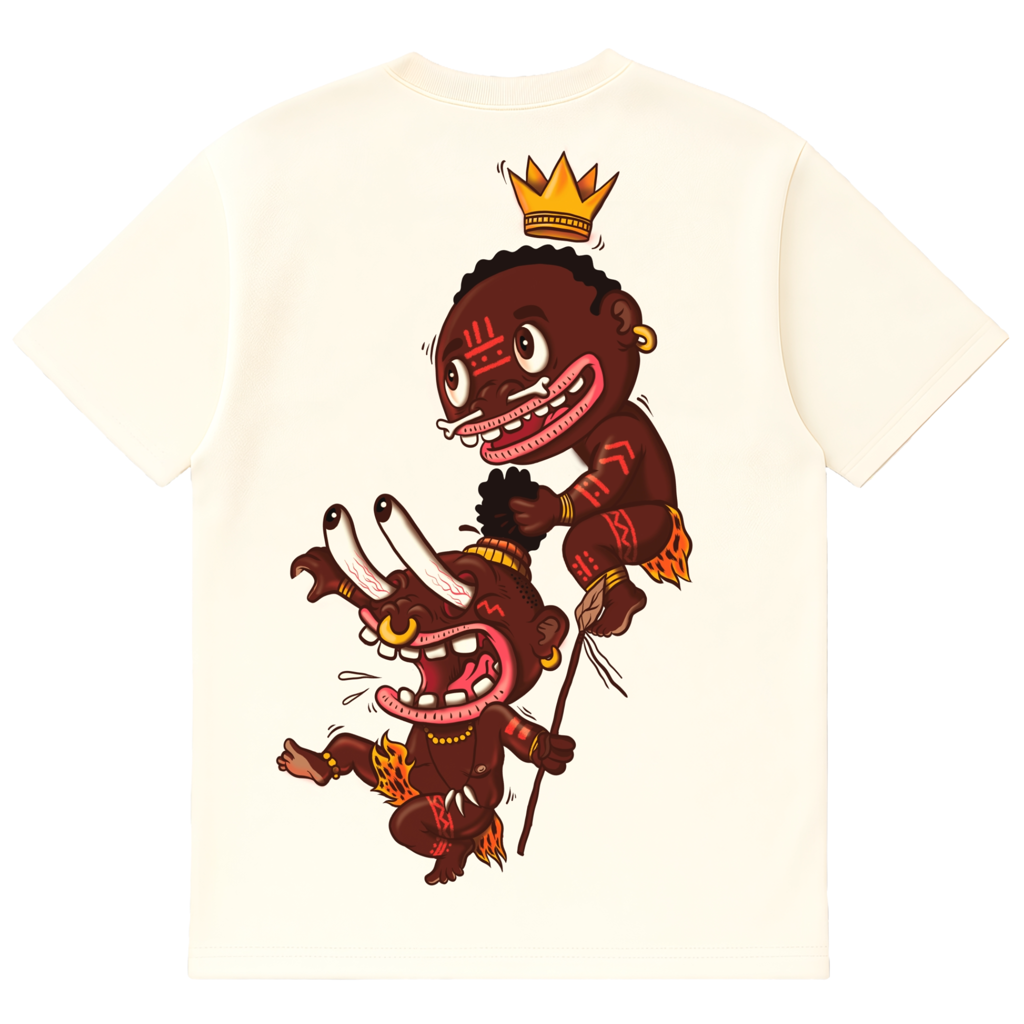 Camiseta Cubica Two Crazy Indio