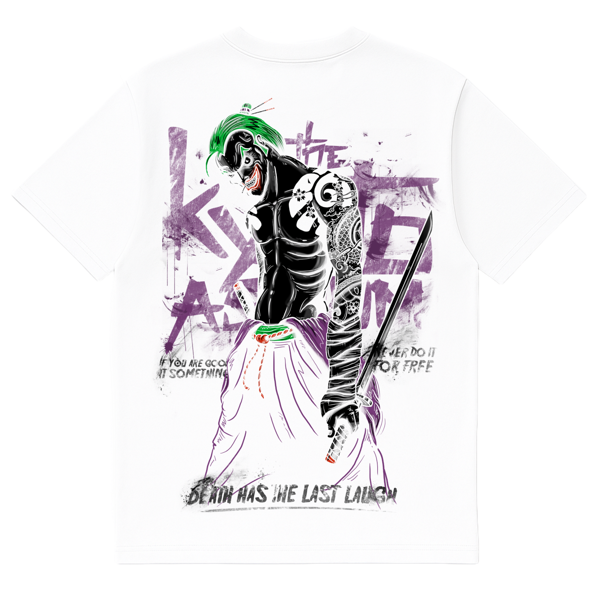 Camiseta Cubica Joker Yakuz White