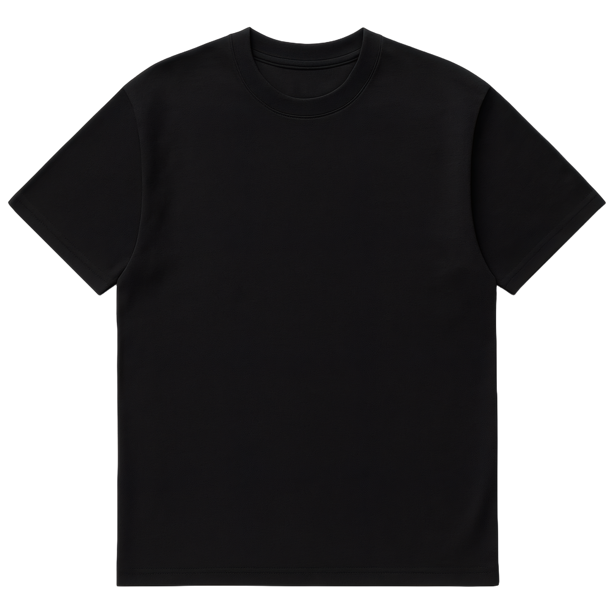 Camiseta cubica negra frente