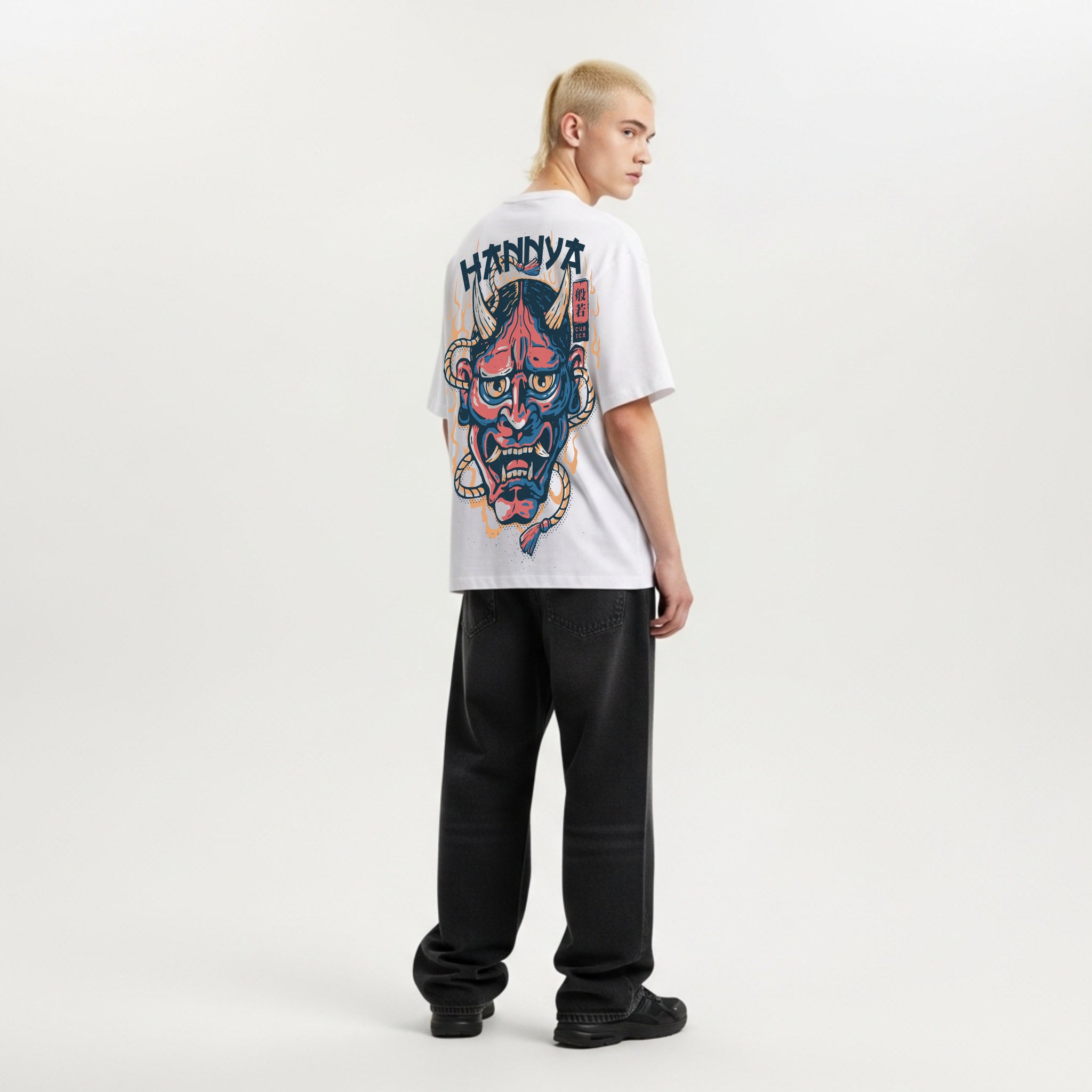 Camiseta Cubica China Hannya Dragon