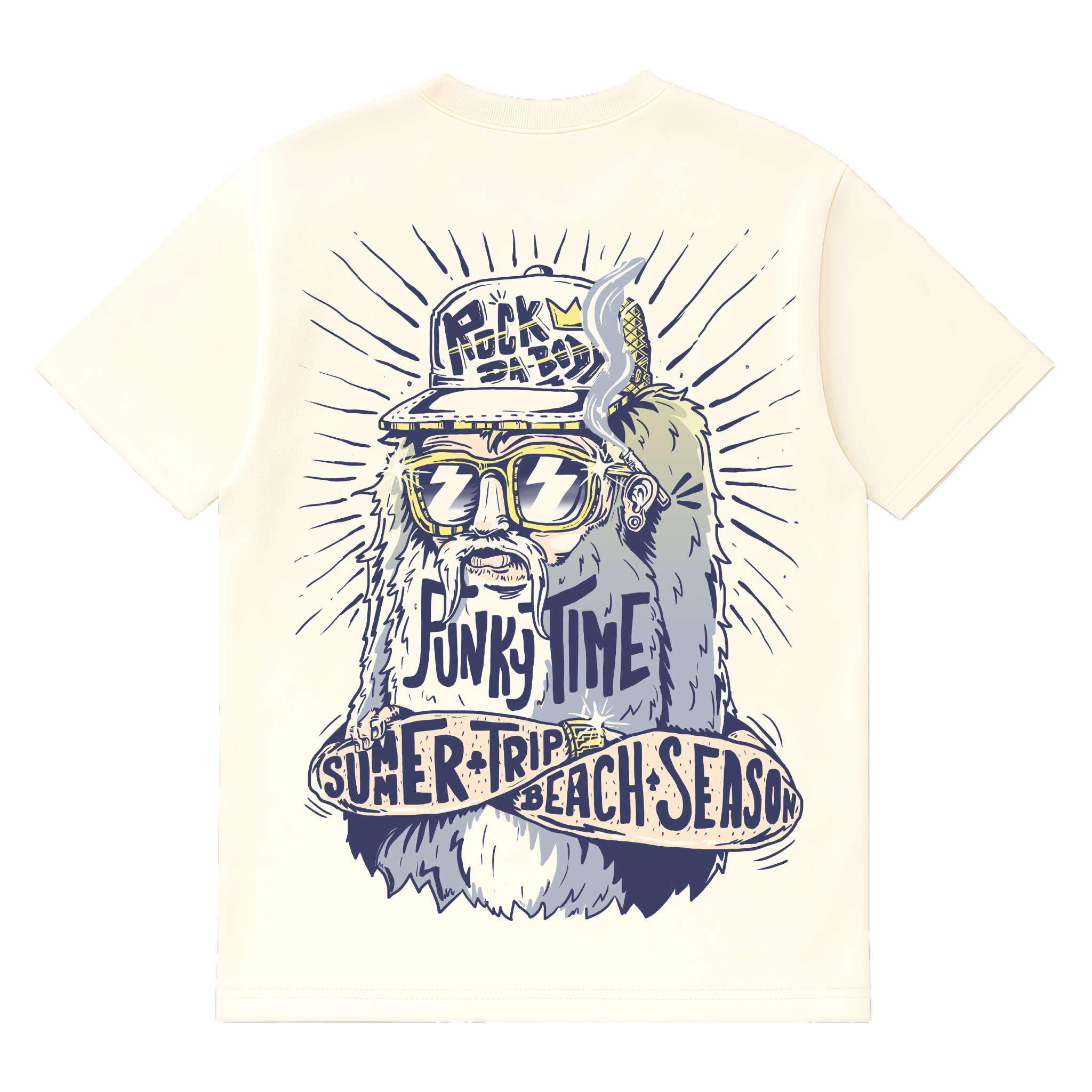 Camiseta Cubica Unconventional Funky time espalda