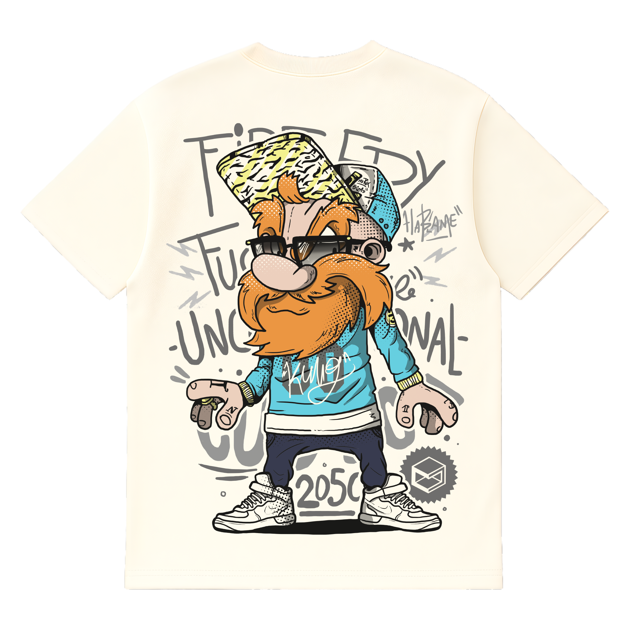 Camiseta Cubica Hablame Unconventional espalda
