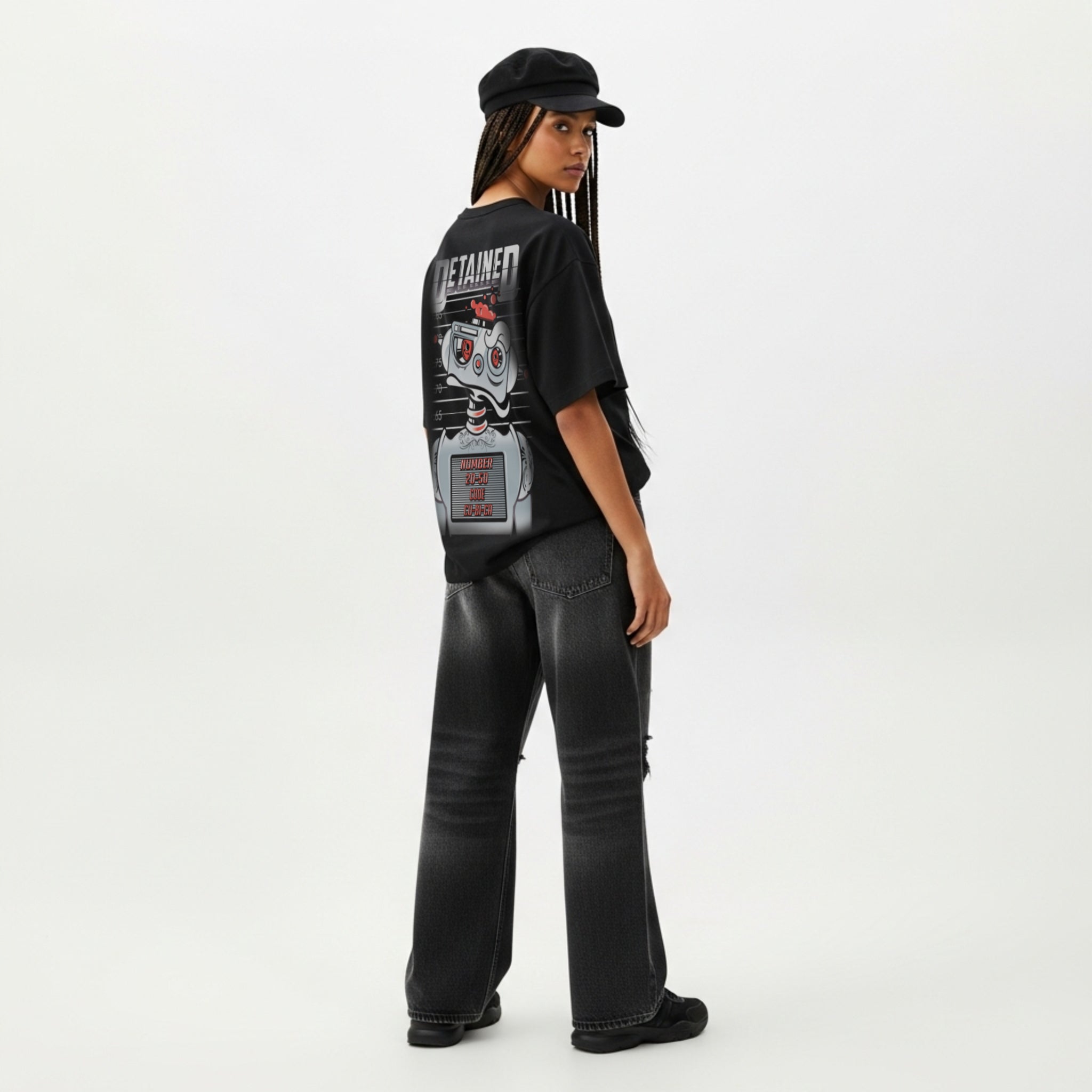 Camiseta Cubica Detained Robot
