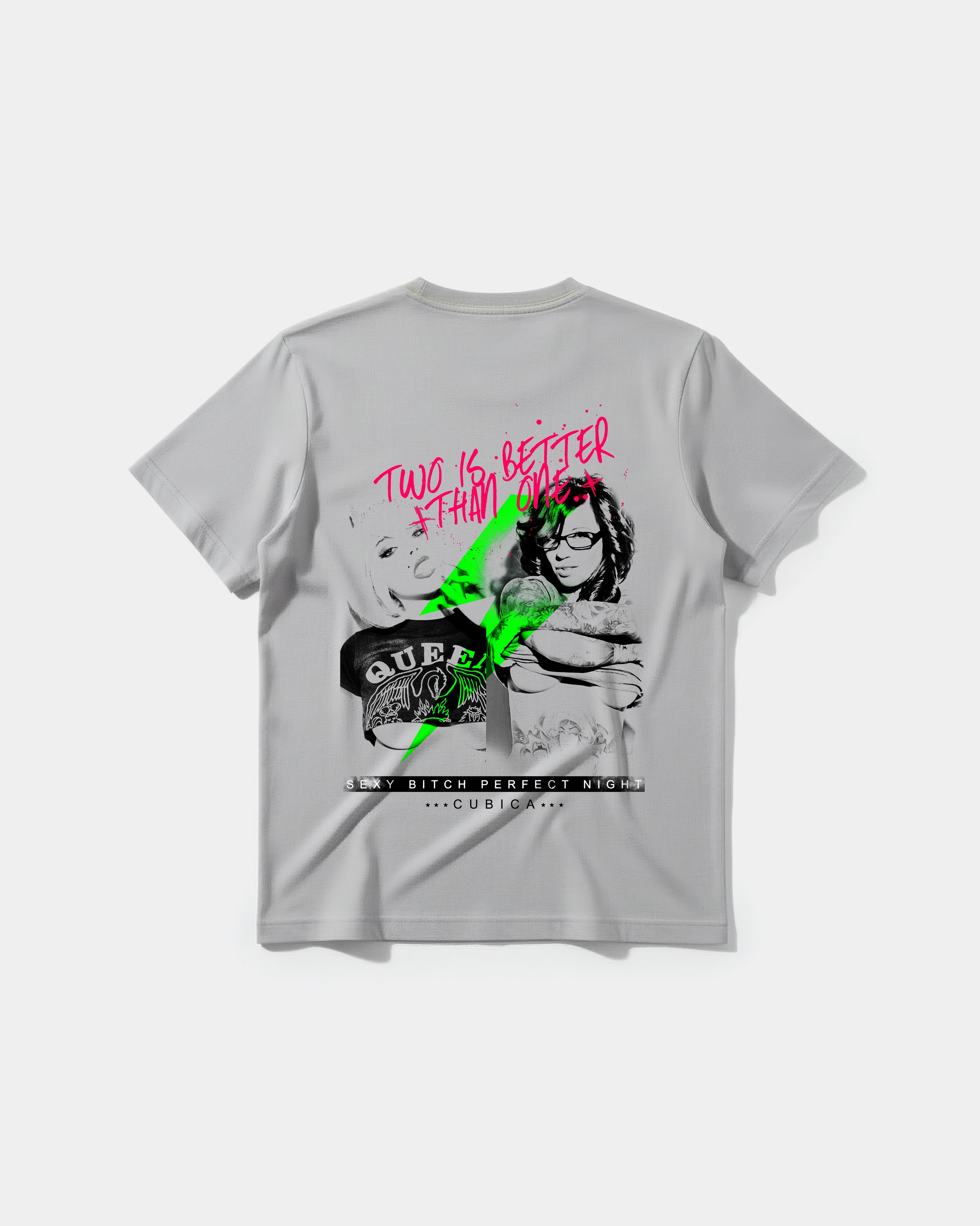 Camiseta Sexy Bitch Big Back Regular Basic Gris
