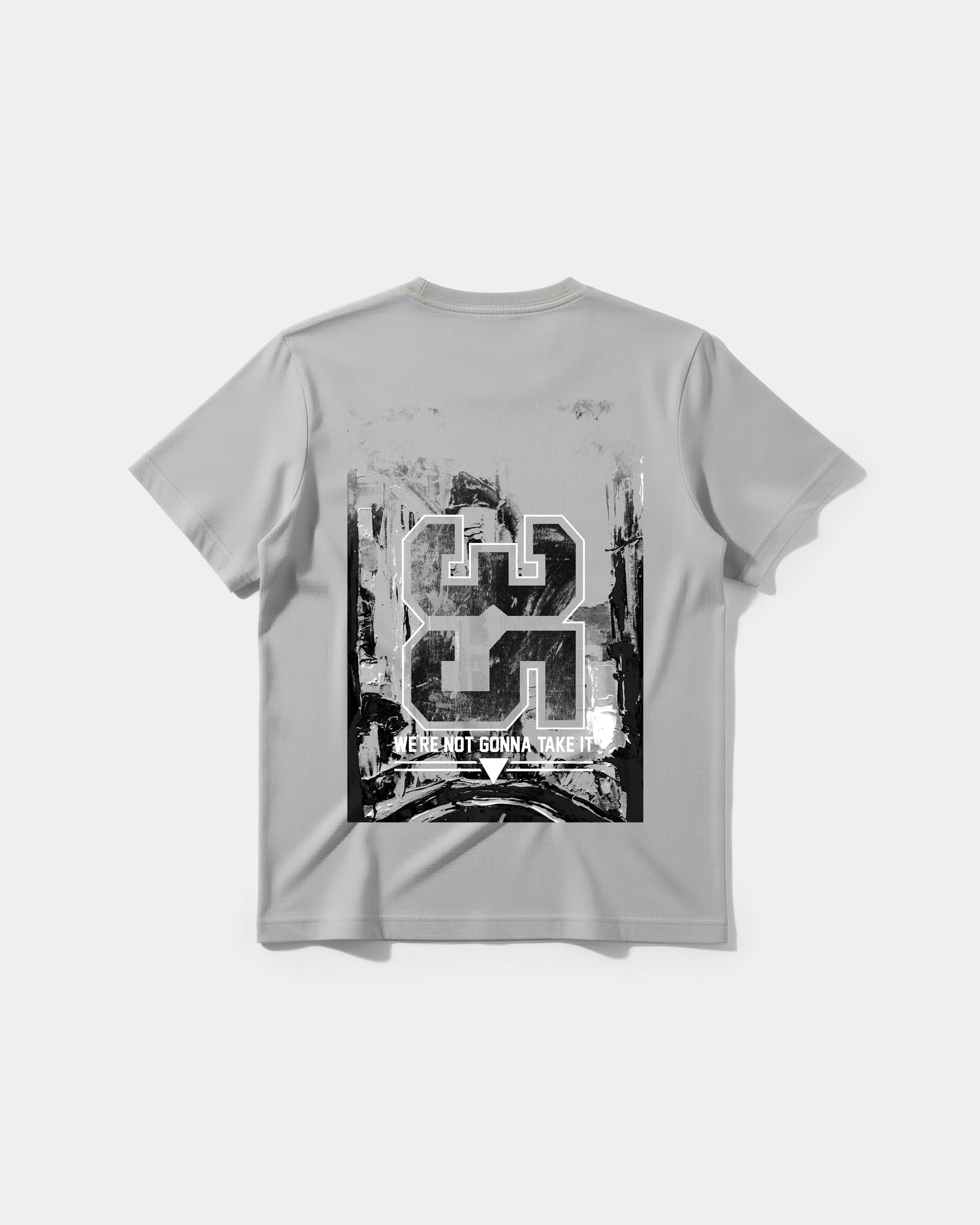 Camiseta 35 Big Back Regular Basic Gris