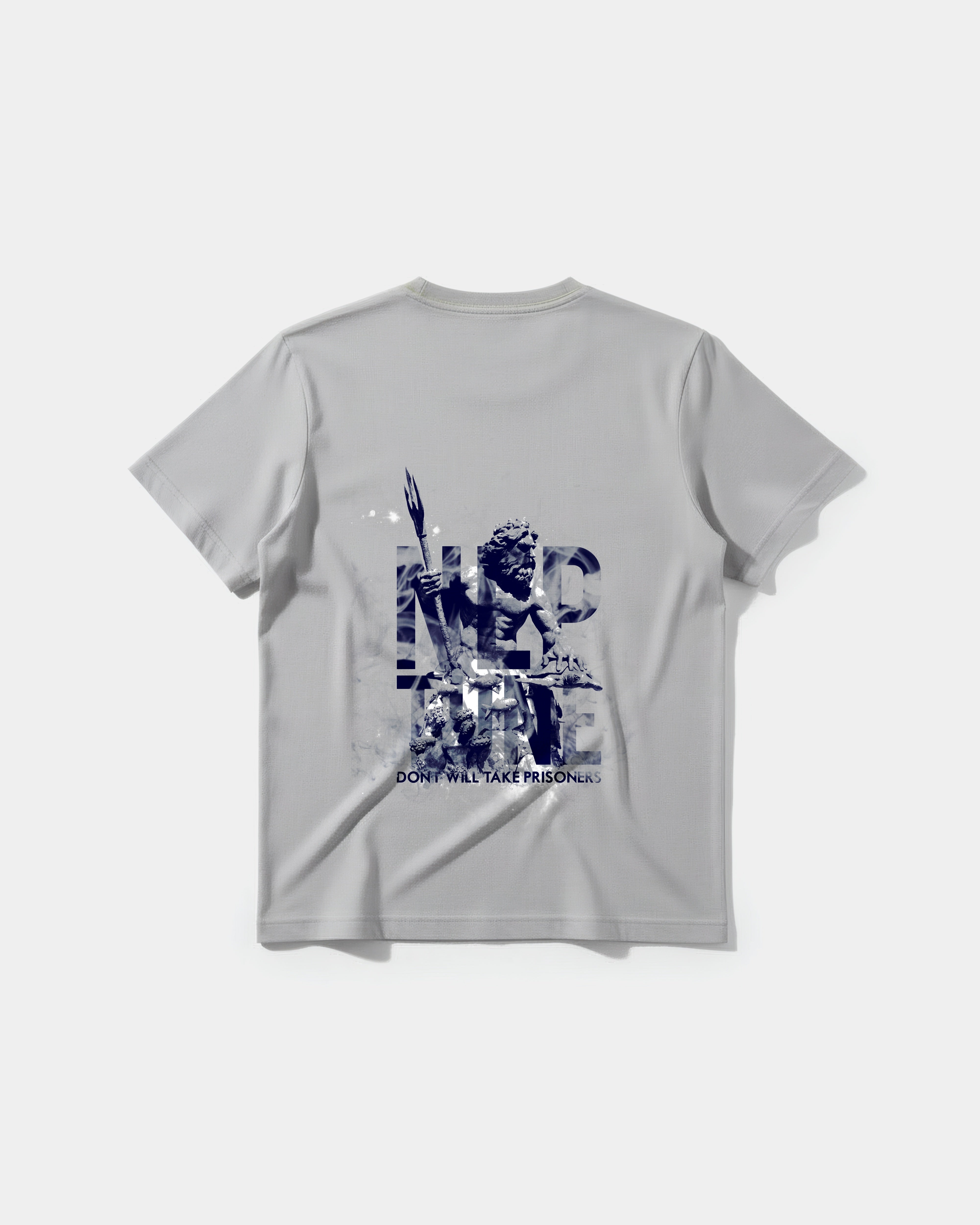 Camiseta Poseidon Big Back Regular Basic Gris