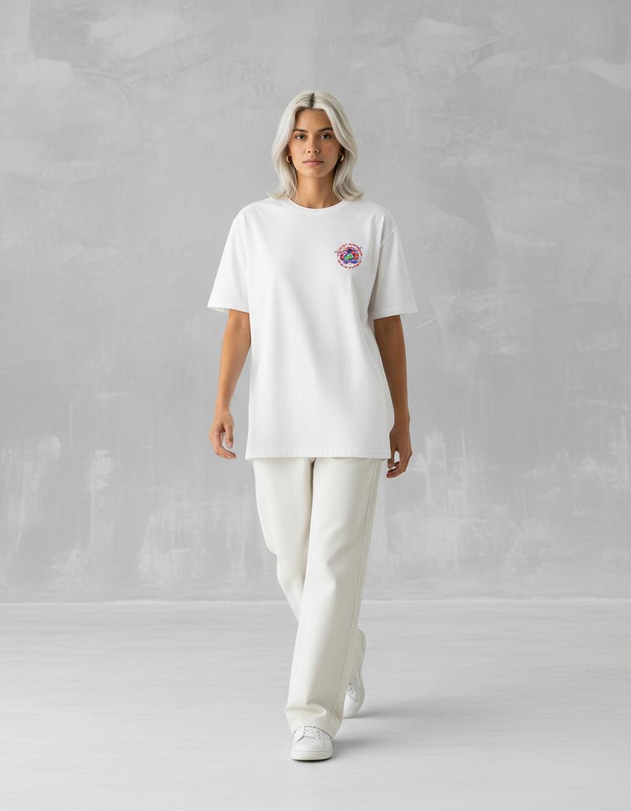 Modelo mide 1,64m y usa talla S