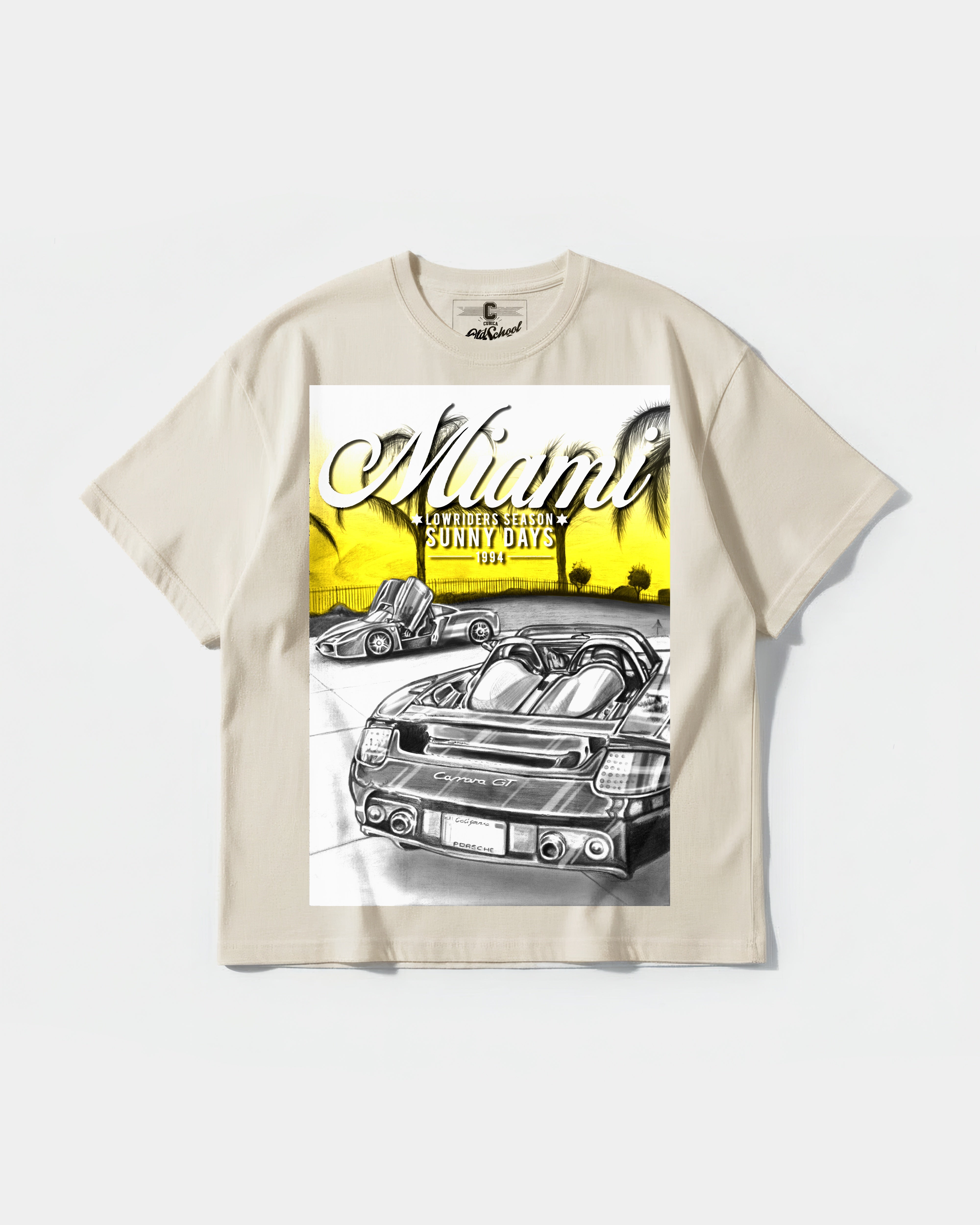 Camiseta Miami 1994 Front Oversize Basic Beige