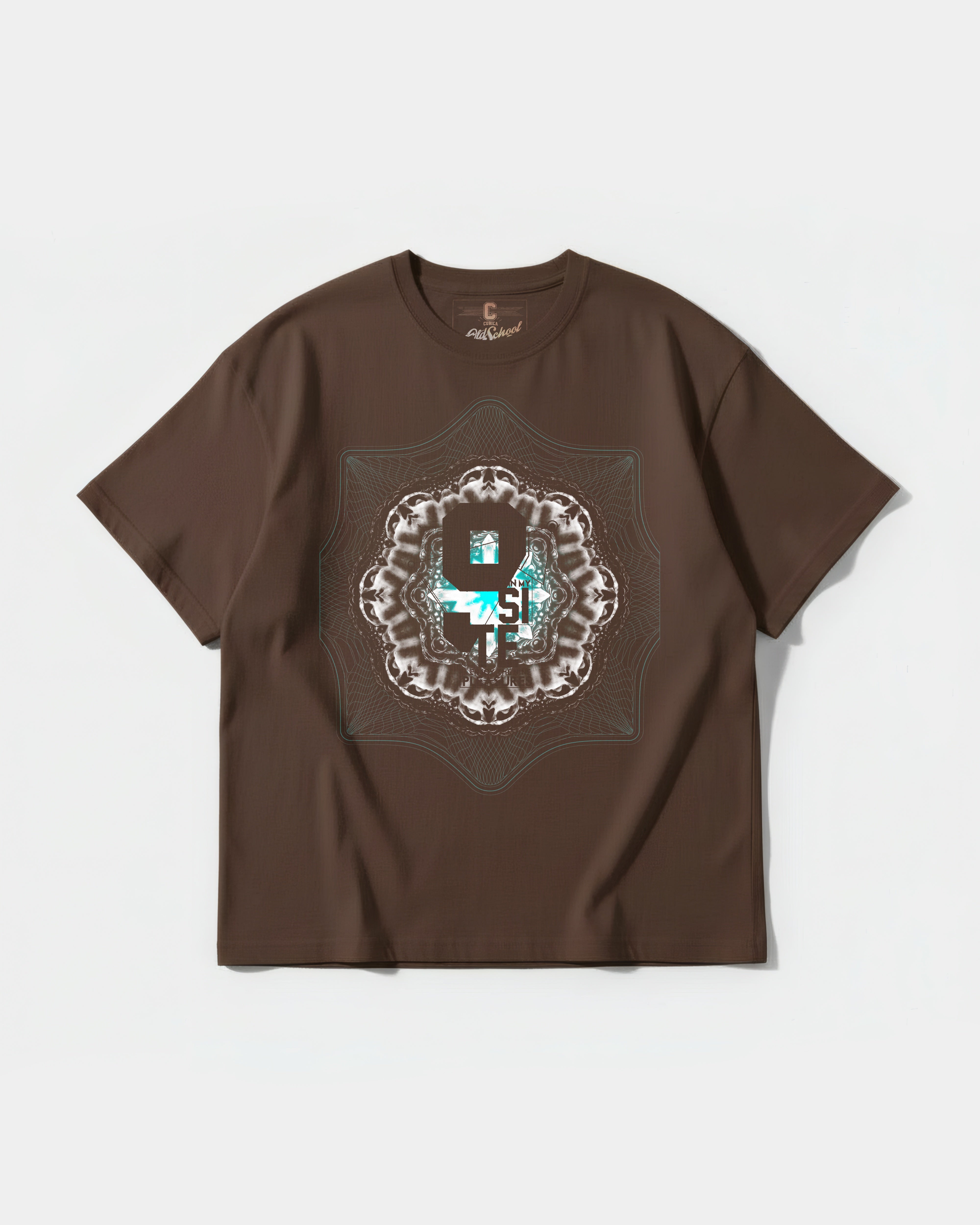 Camiseta Pleasures Big Front Oversize Basic Marron