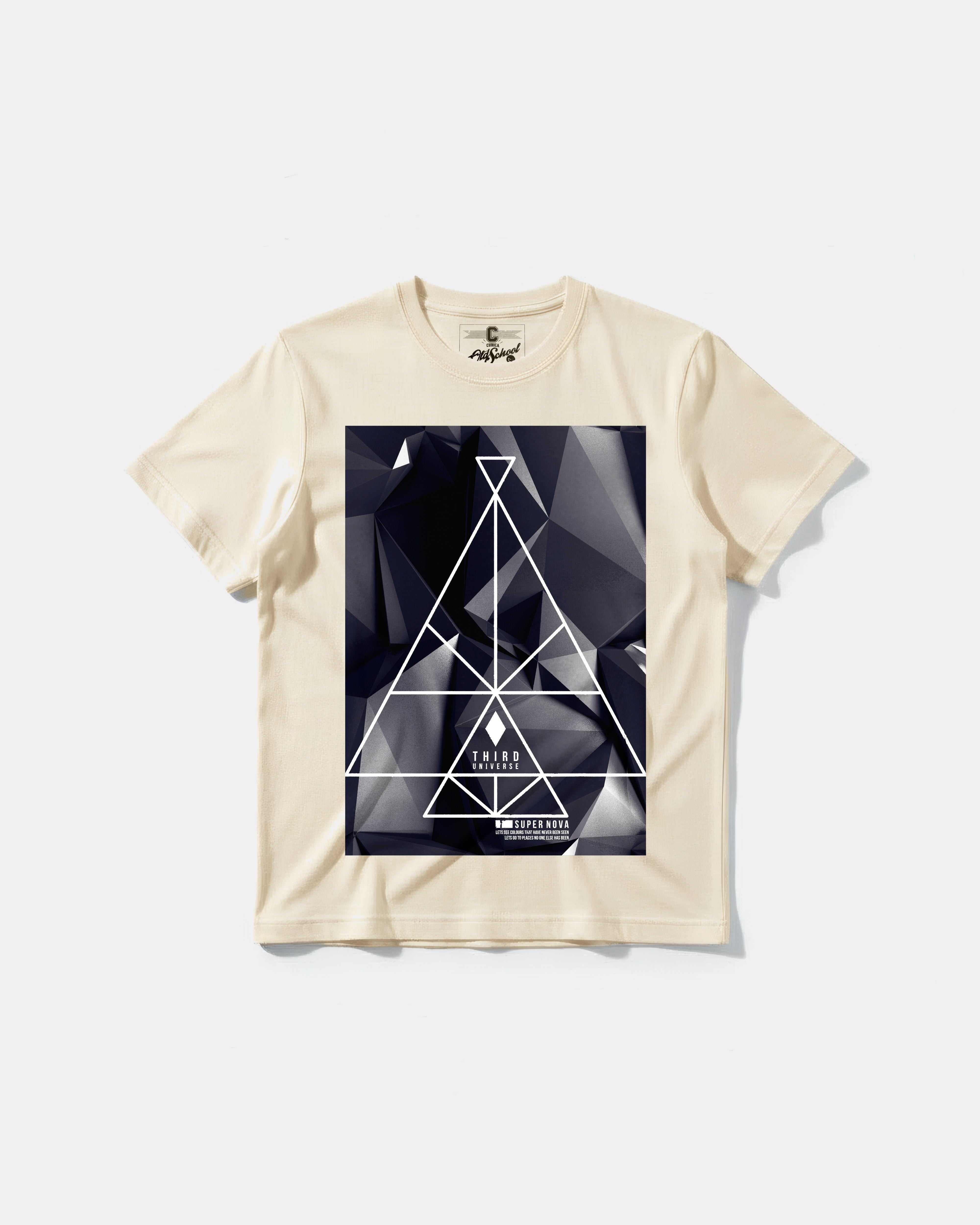 Camiseta Third Universe Big Front Regular Basic Beige