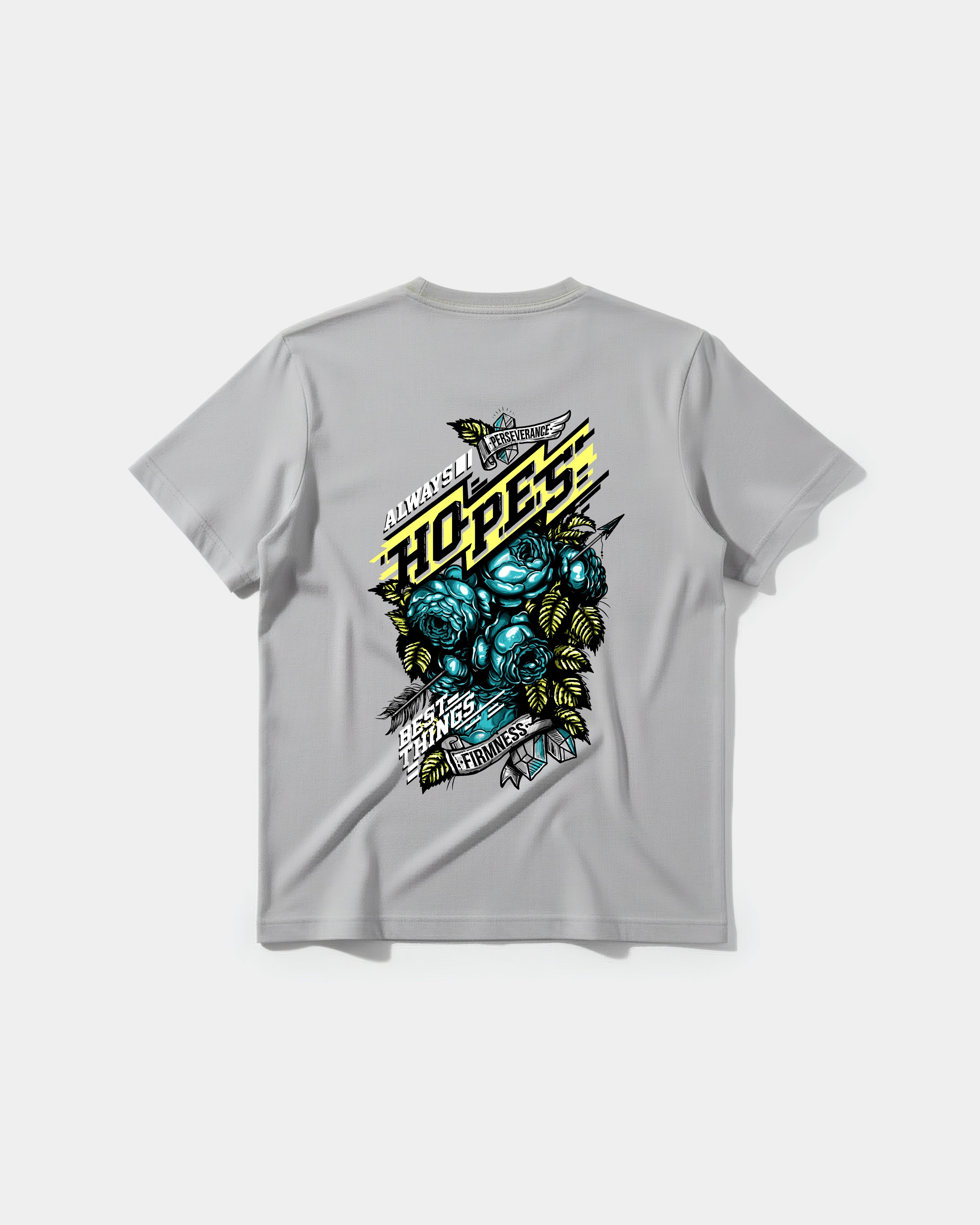 Camiseta Hopes Big Back Regular Basic Gris