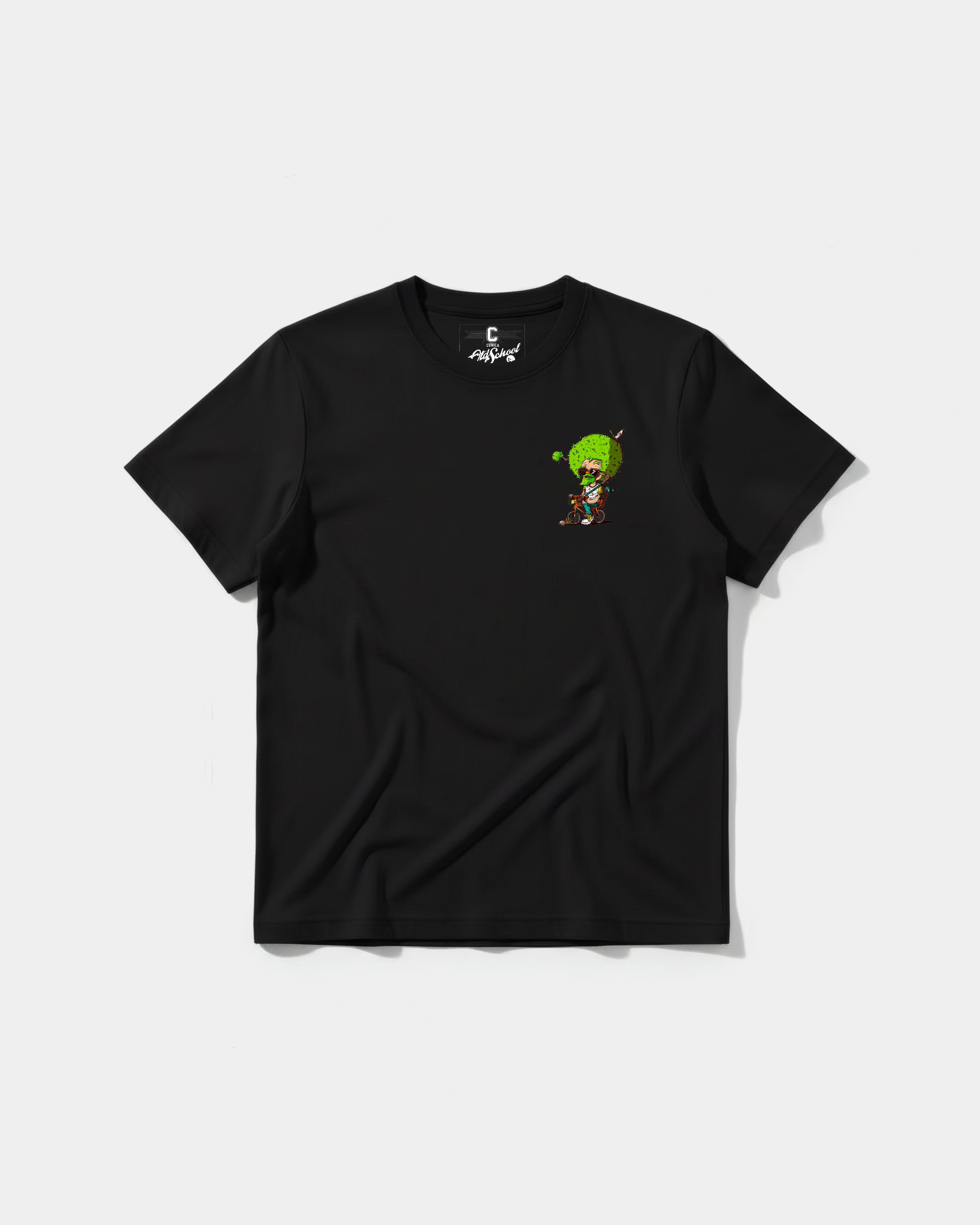 Camiseta The Woodsons Pocket Front Regular Basic Negro