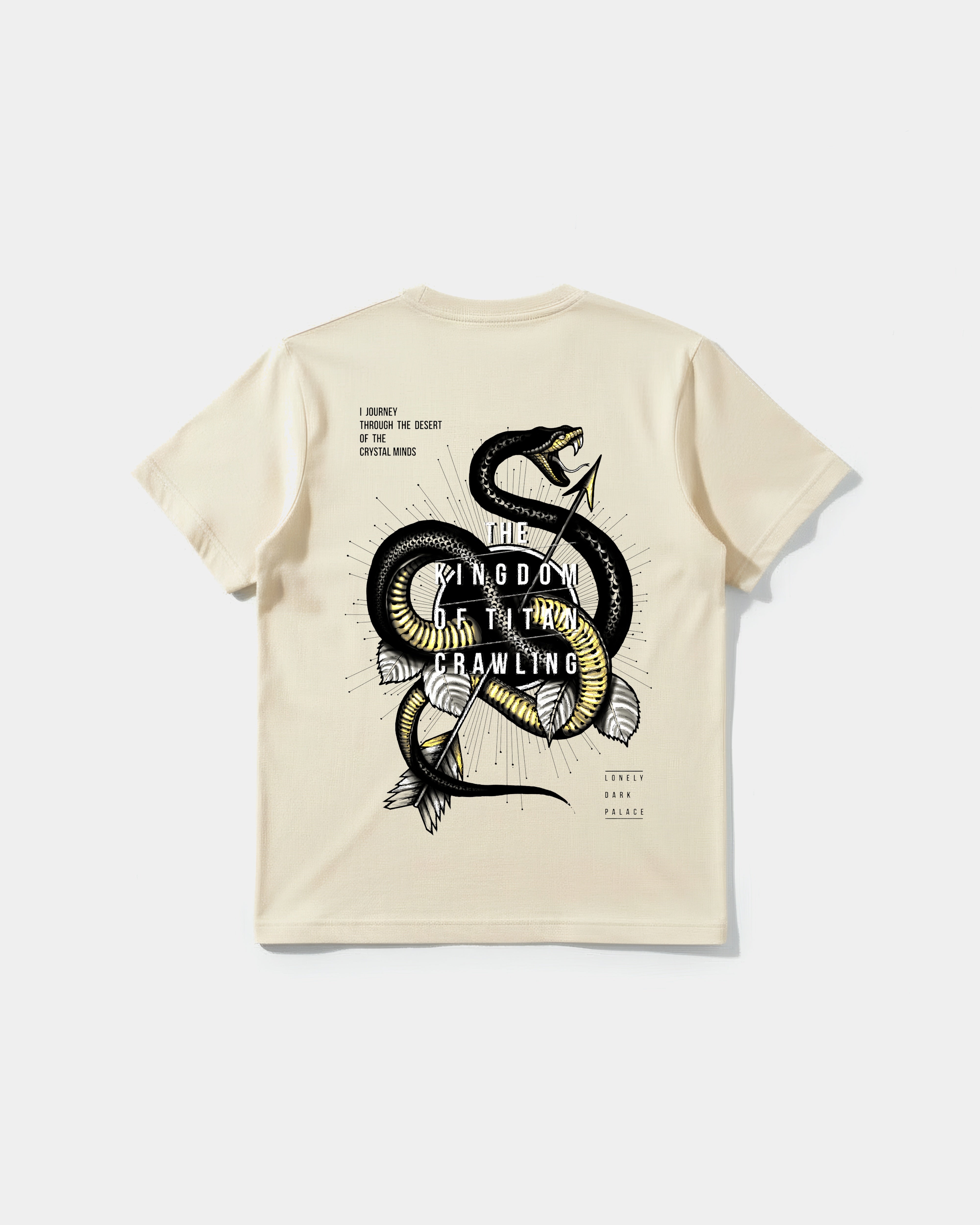 Camiseta The Kingdom Big Back Regular Basic Beige