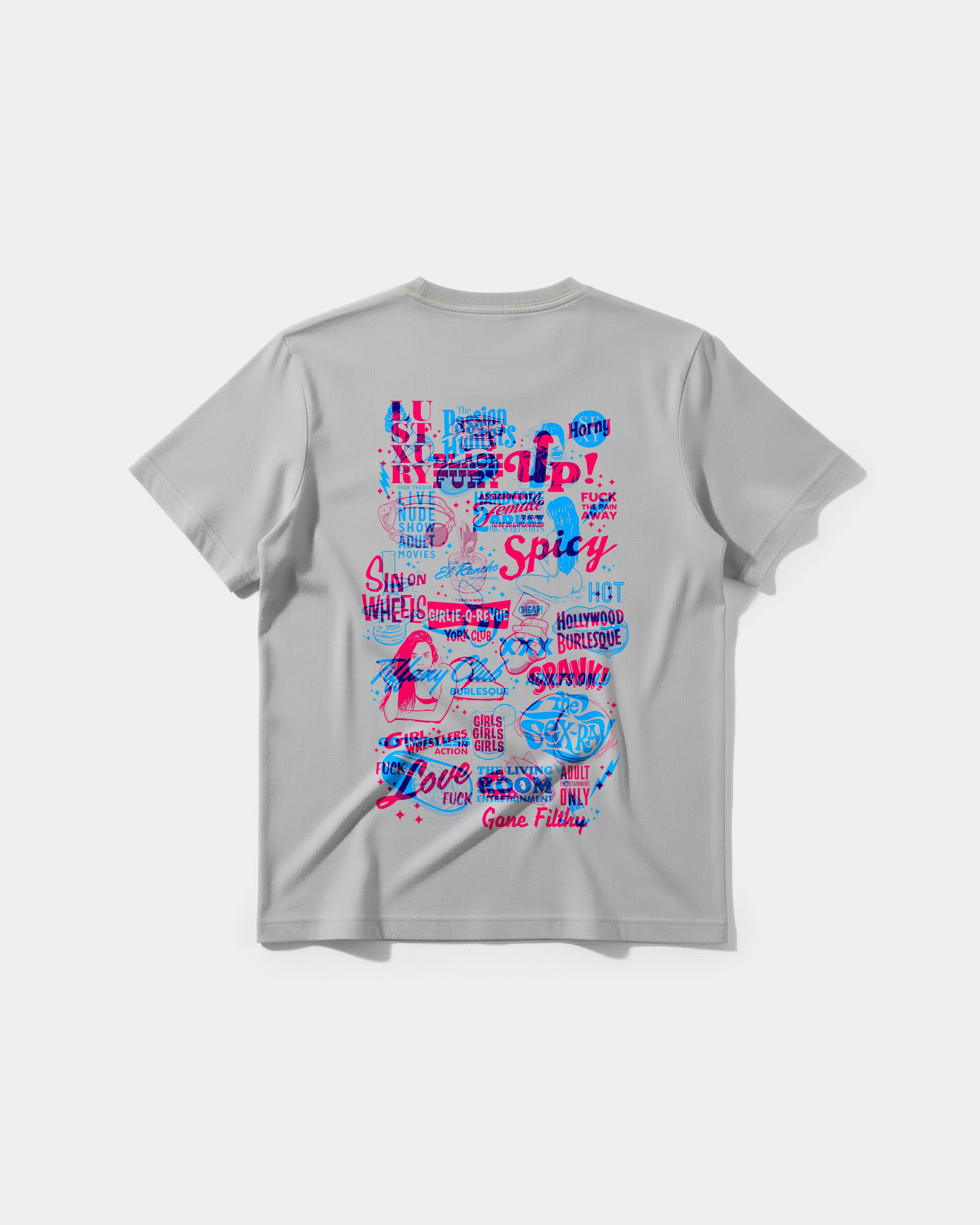 Camiseta Spicy Girl Big Back Regular Basic Gris
