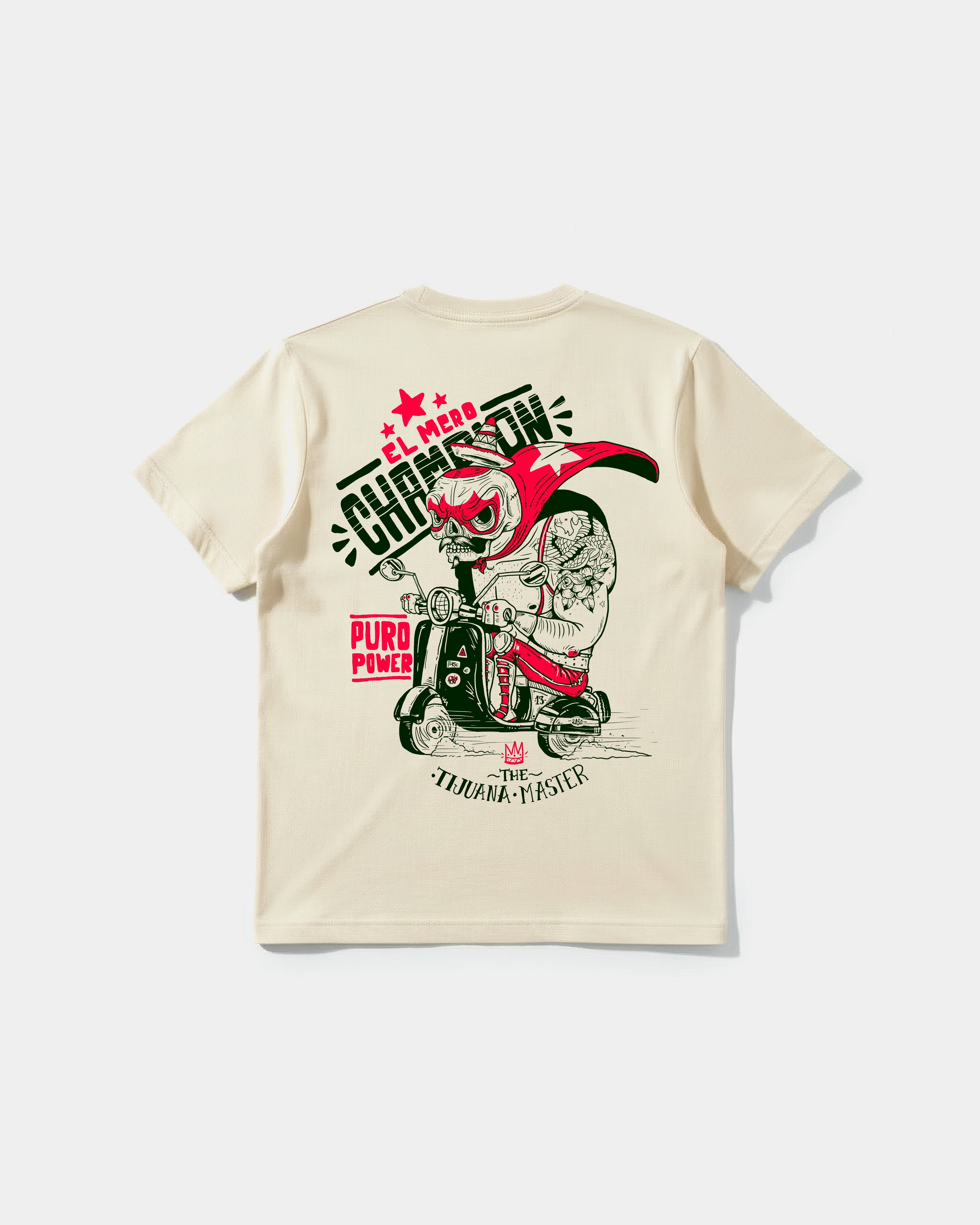 Camiseta The Tijuana Master Pocket Front Regular Basic Beige
