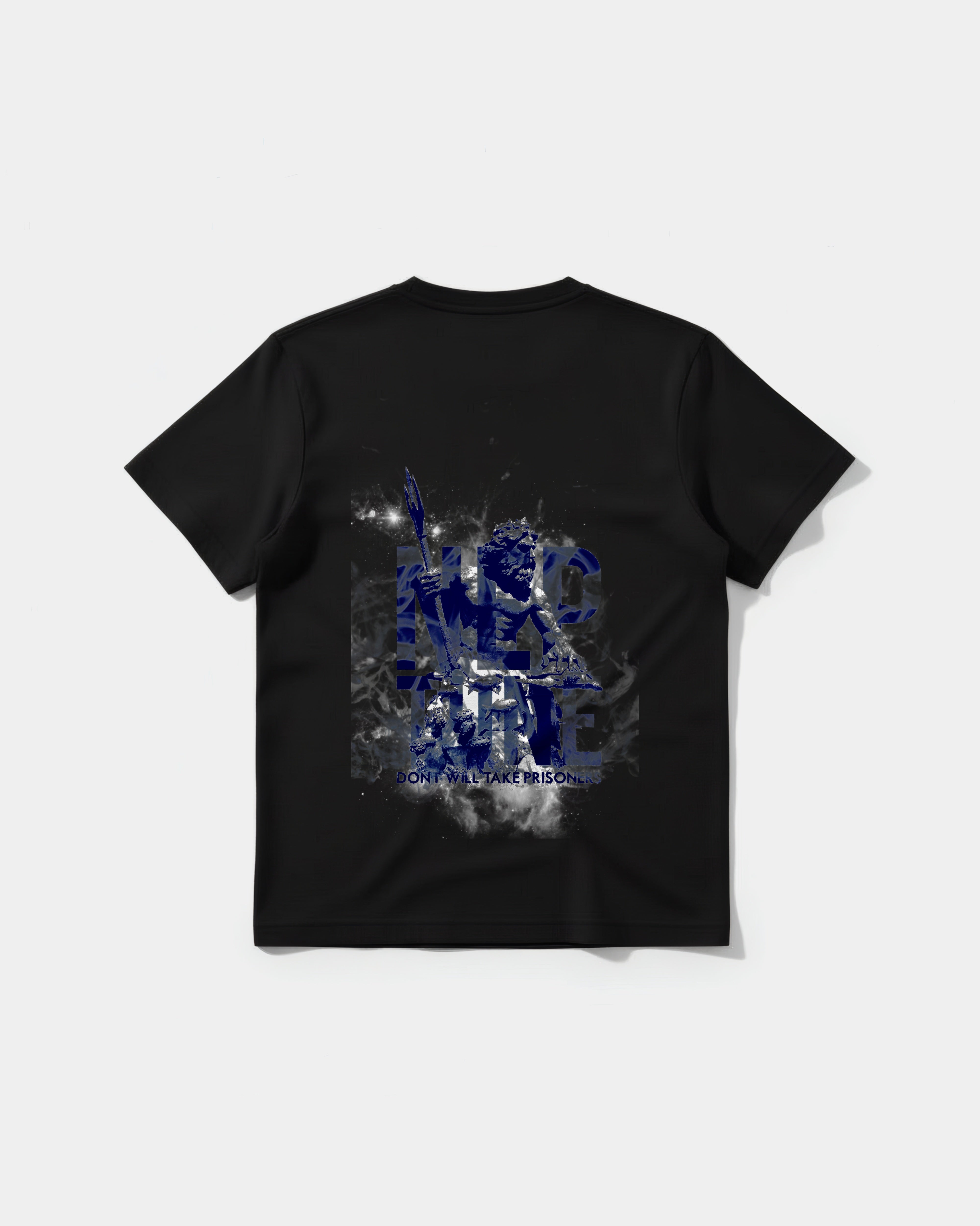 Camiseta Poseidon Big Back Regular Basic Negro