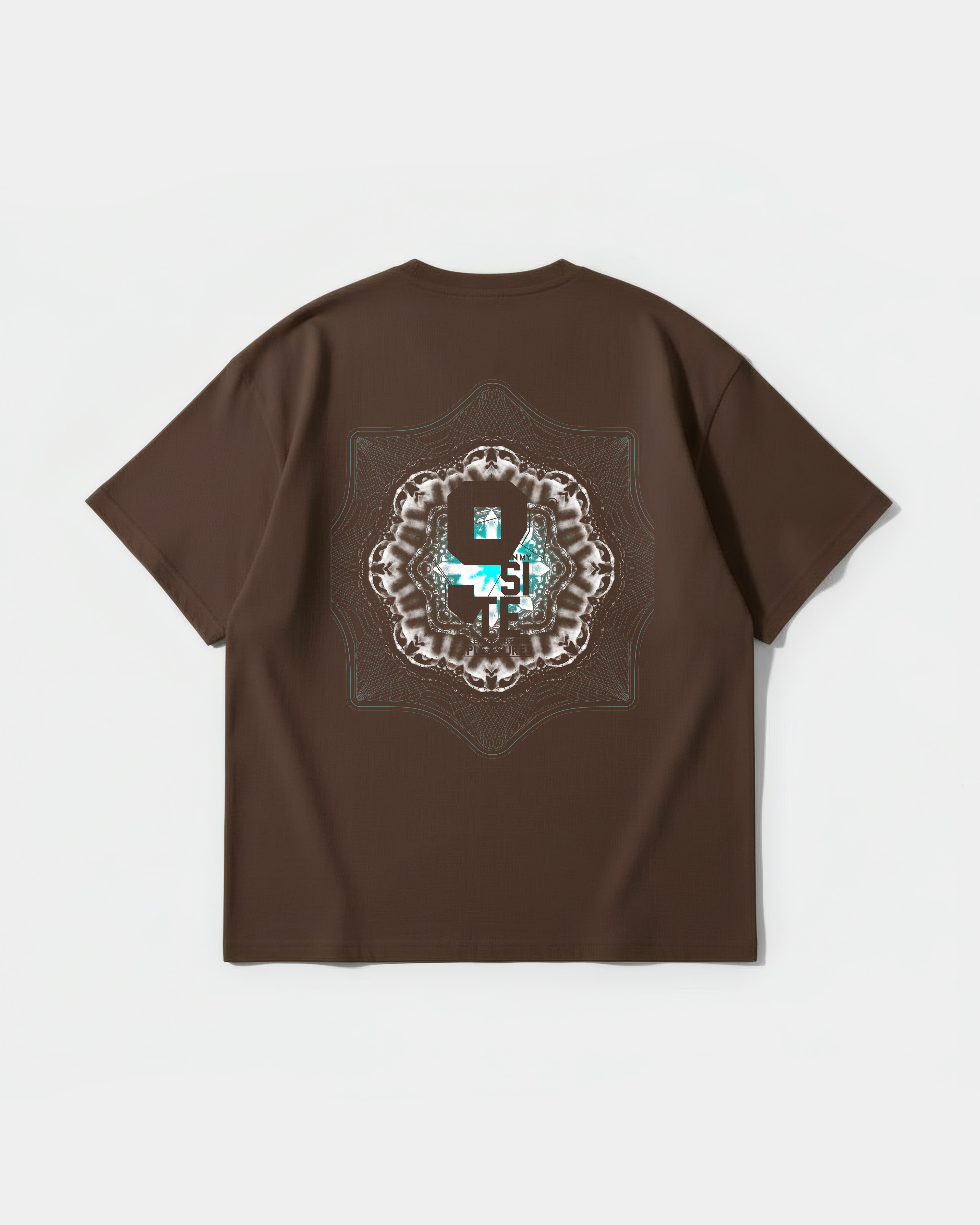 Camiseta Pleasures Big Back Oversize Basic Marron