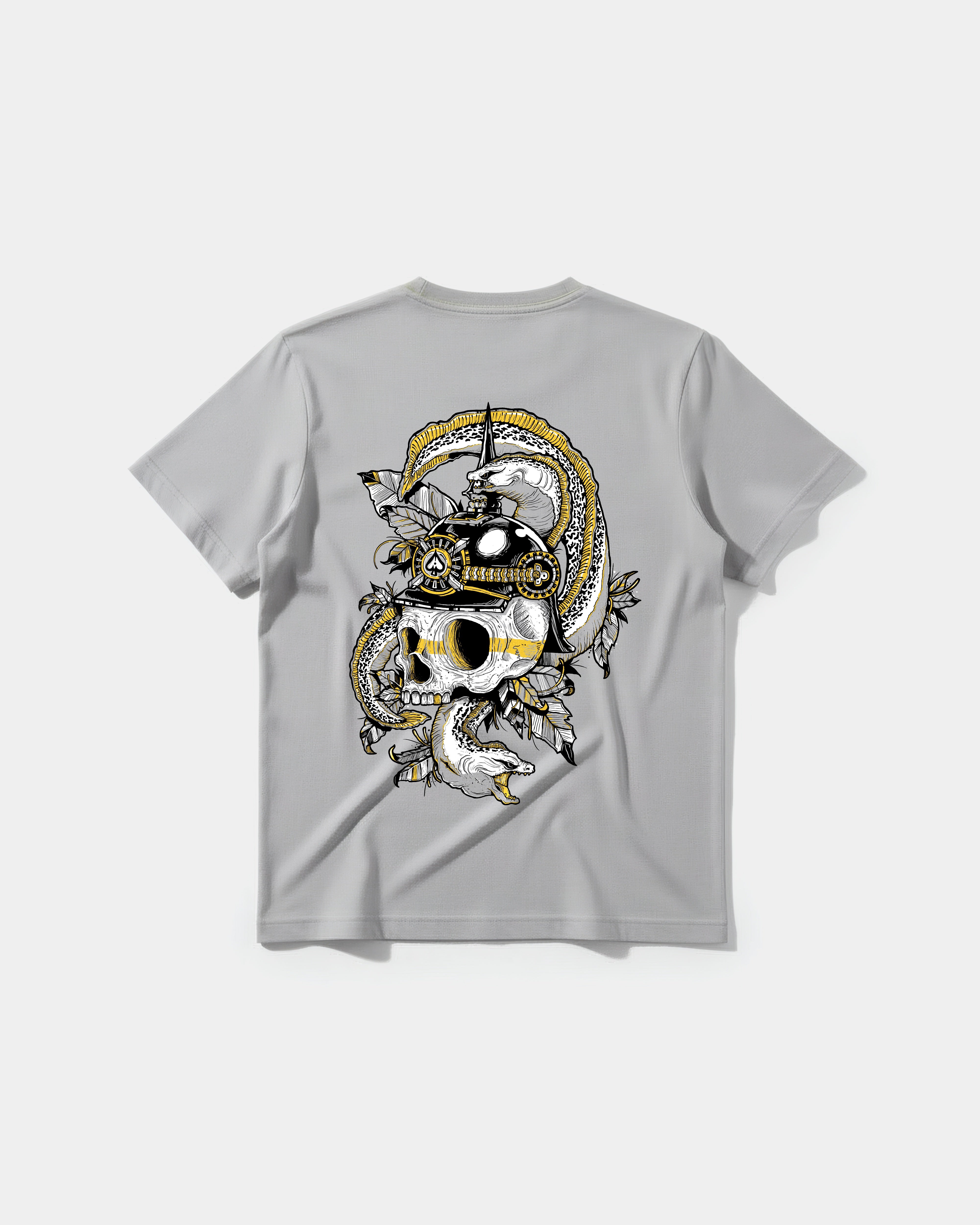 Camiseta Sea Soldier Big Back Regular Basic Gris