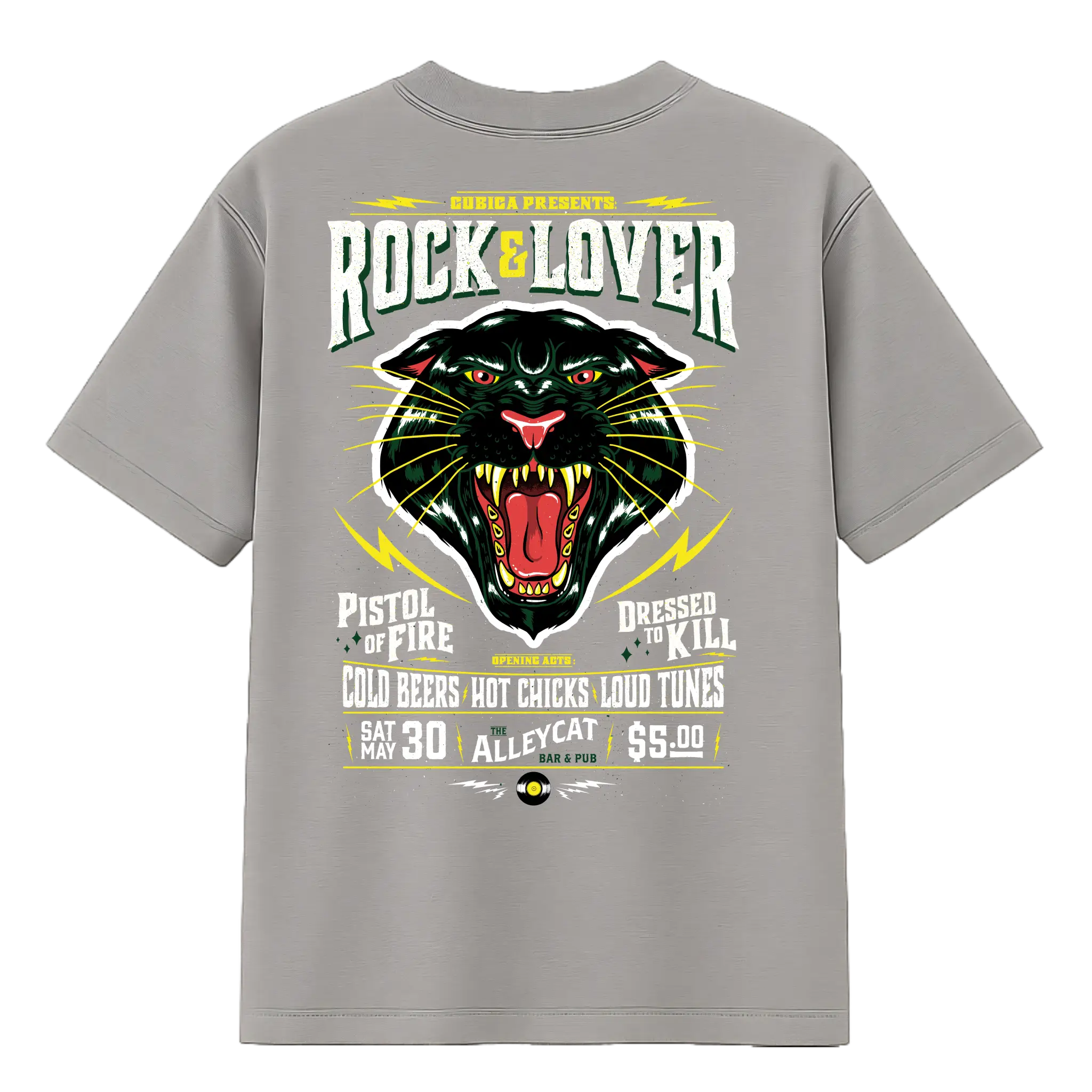 Camiseta Cubica Rock & Lover B