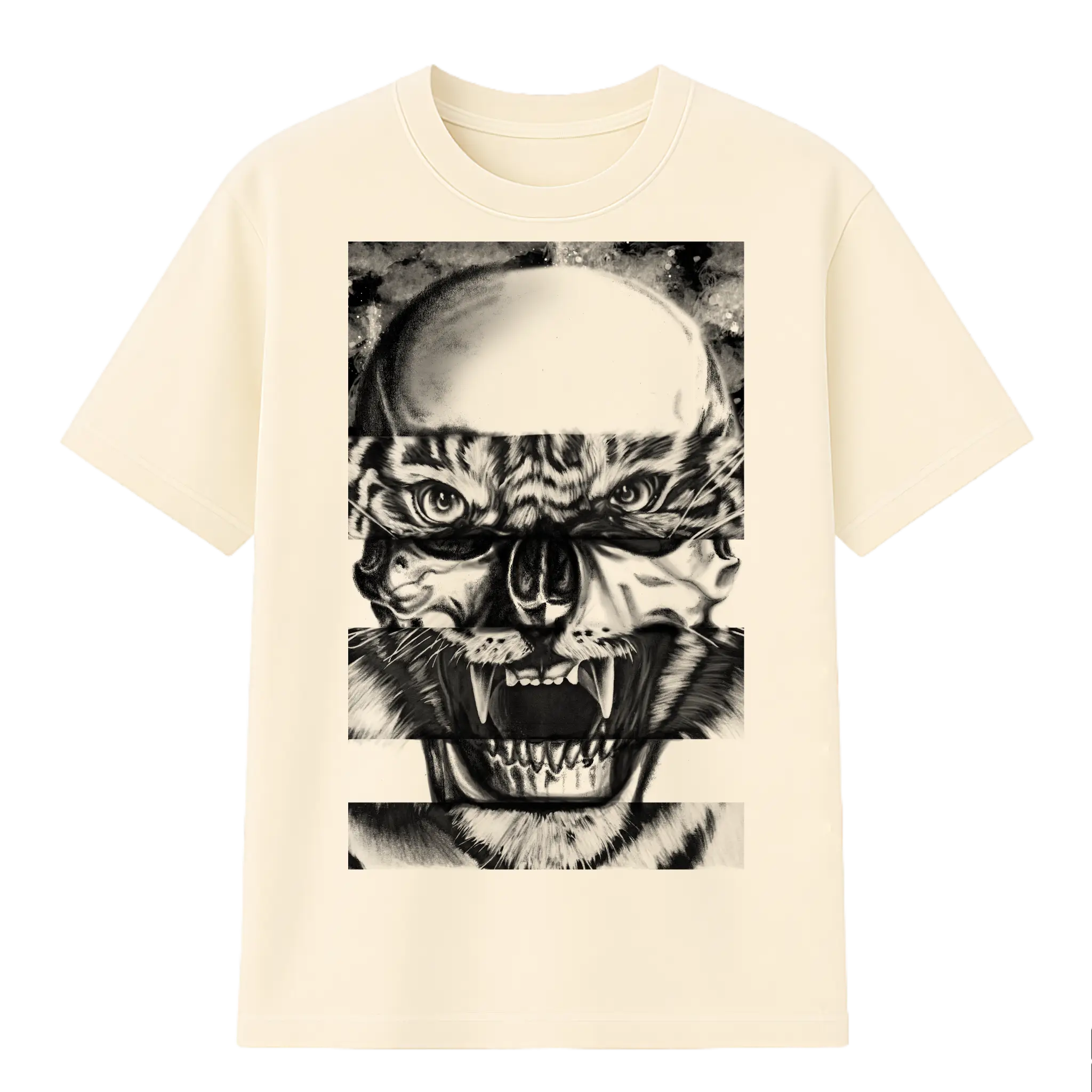 Camiseta Cubica Tiger Skull Unconventional F