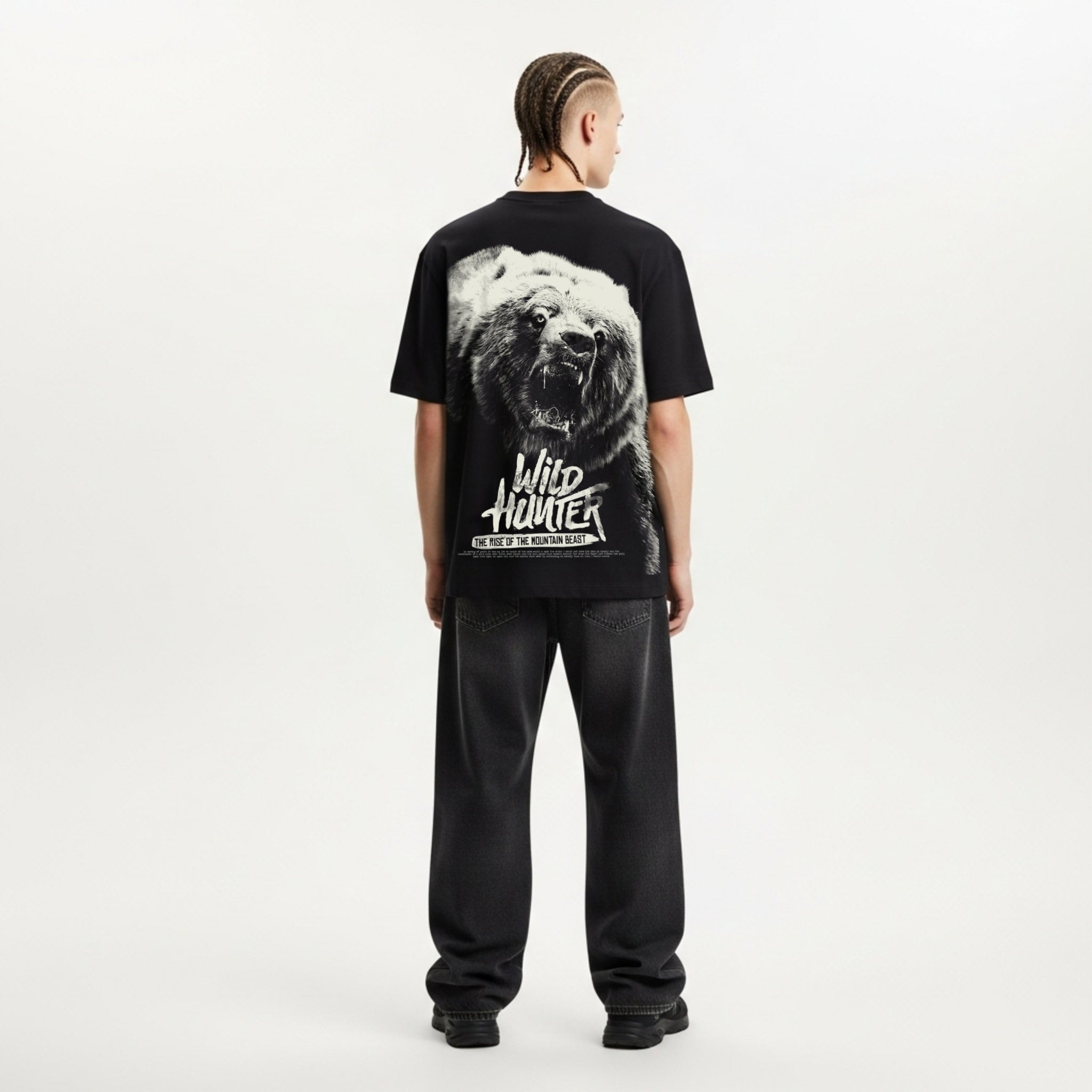 Camiseta Cubica Bear Wild Hunter