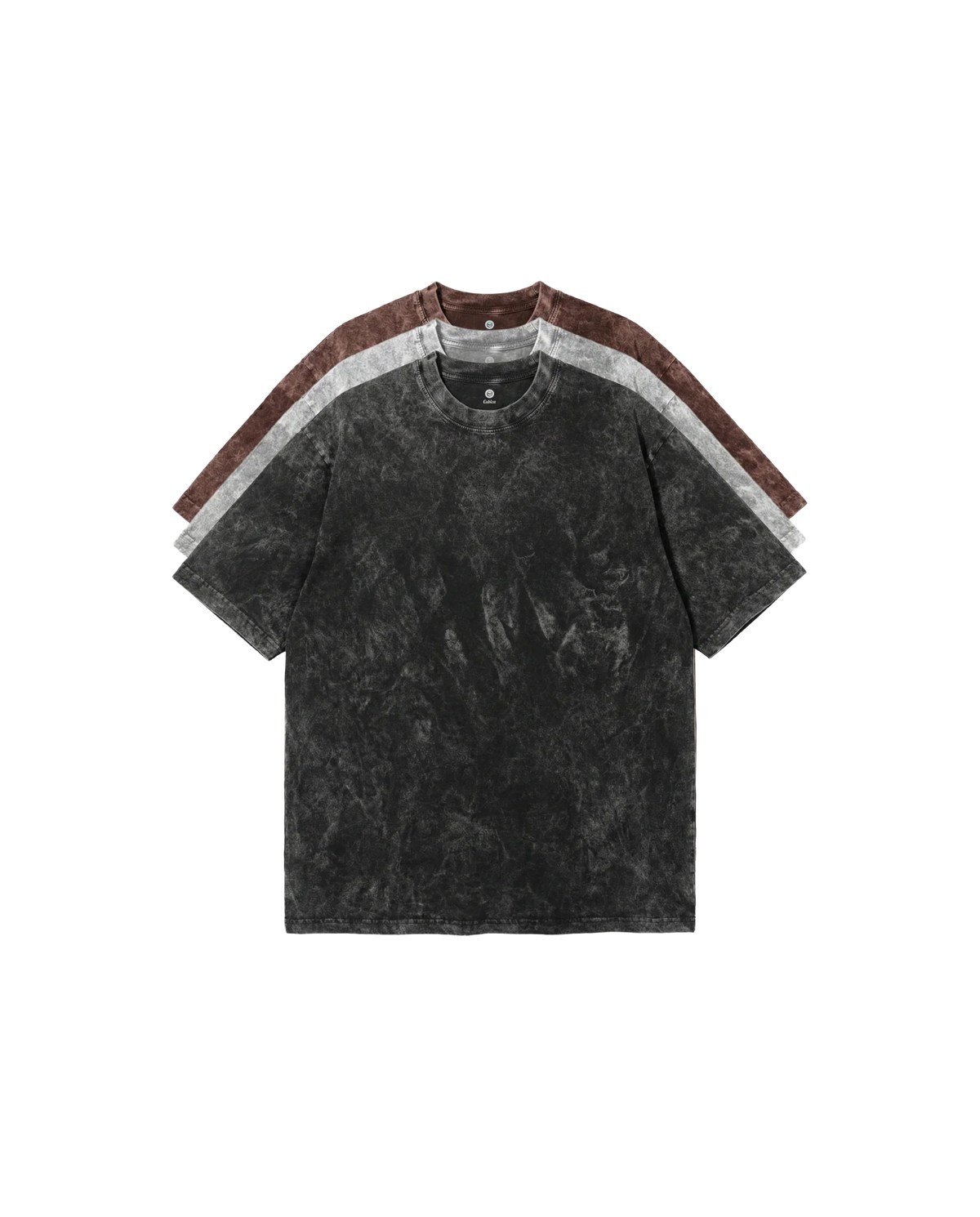 Camisetas básicas acid wash