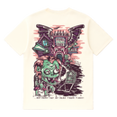 Camiseta Cubica Unconventional BeetleJuice espalda vainilla