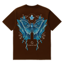 Camiseta Cubica Unconventional Libertad espalda cafe