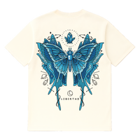 Camiseta Cubica Unconventional Libertad espalda vainilla