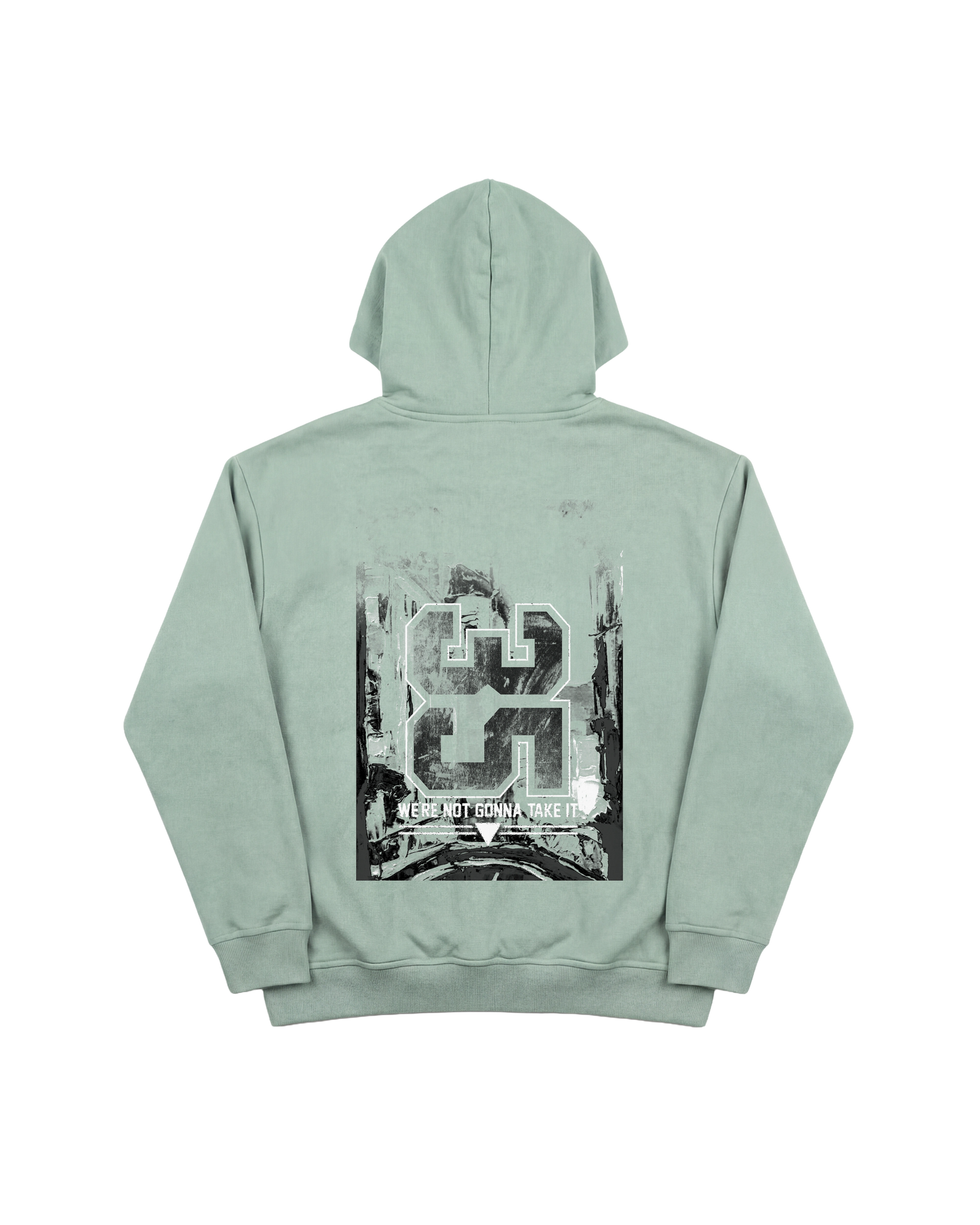 3 5 Hoodie 410 Verde Menta Cubica