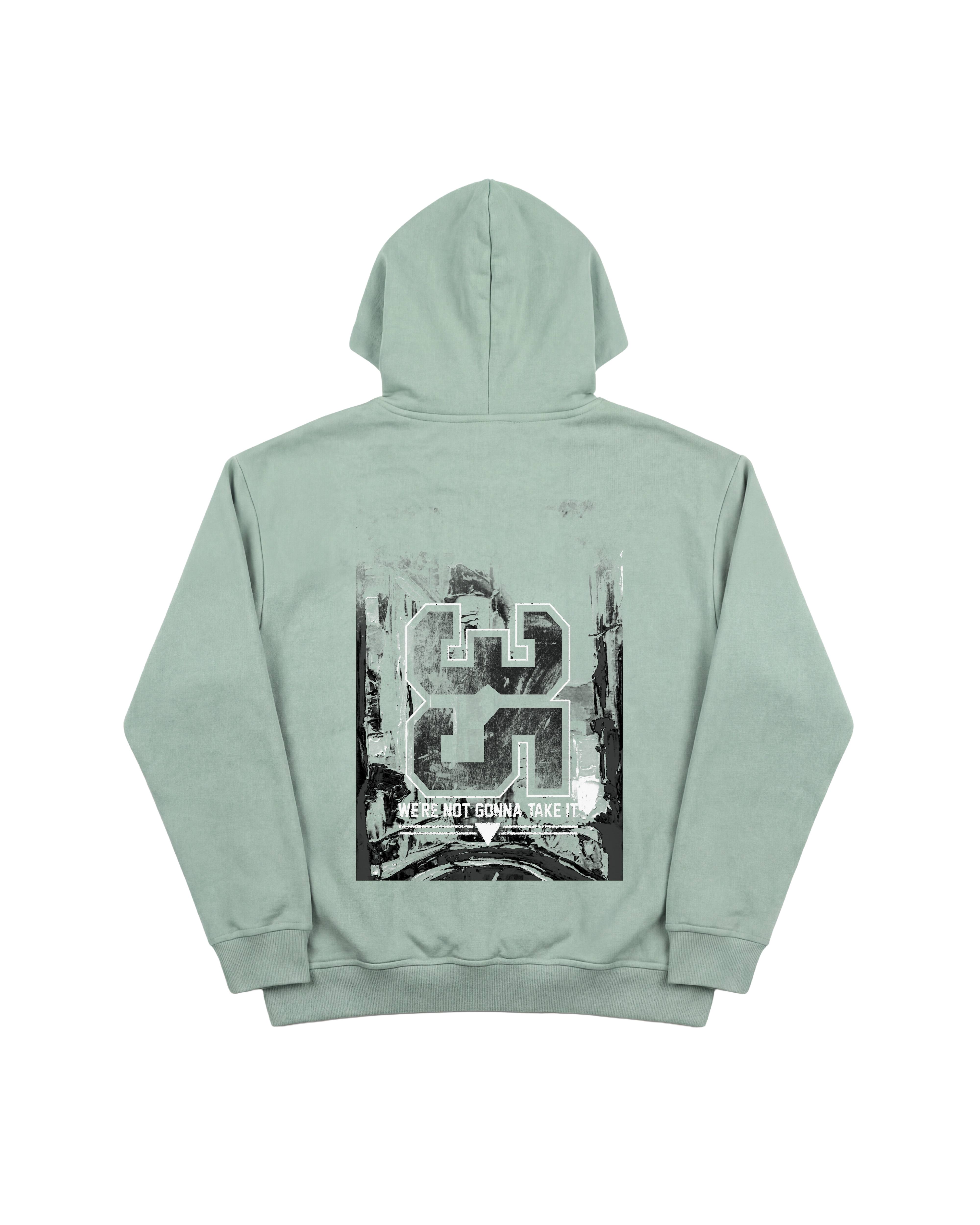 3 5 Hoodie 410 Verde Menta Cubica