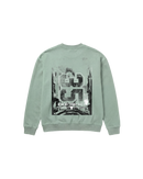 3 5 Sweatshirt 410 Verde Menta Cubica