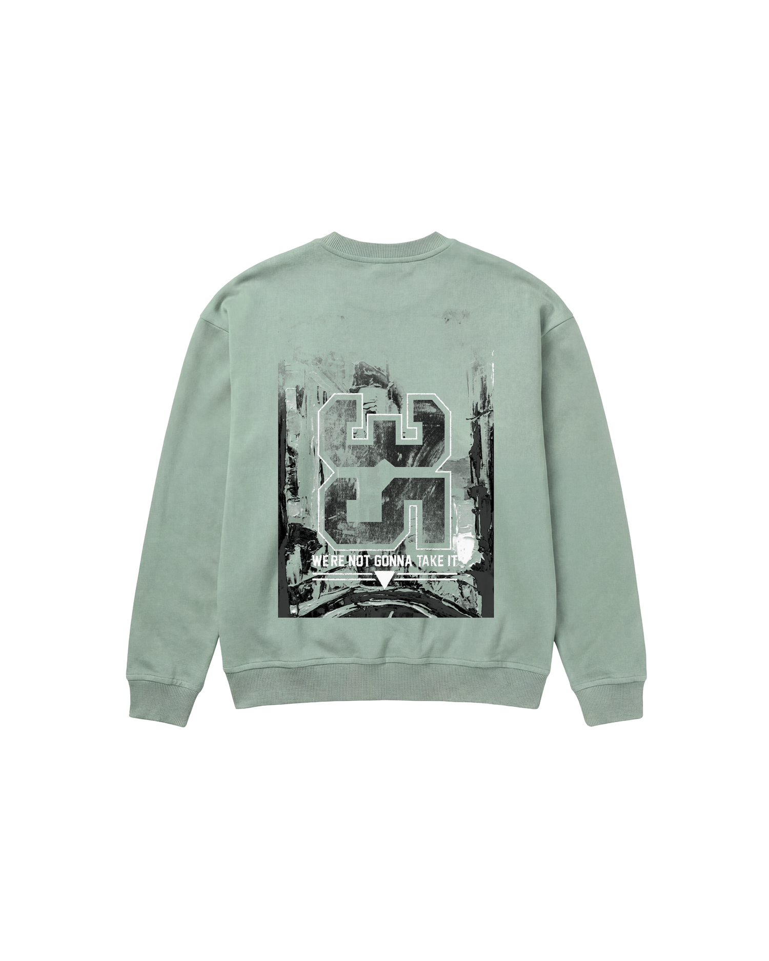 3 5 Sweatshirt 410 Verde Menta Cubica
