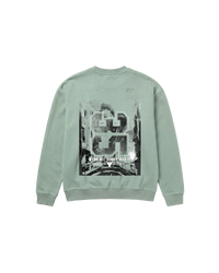 3 5 Sweatshirt 410 Verde Menta Cubica