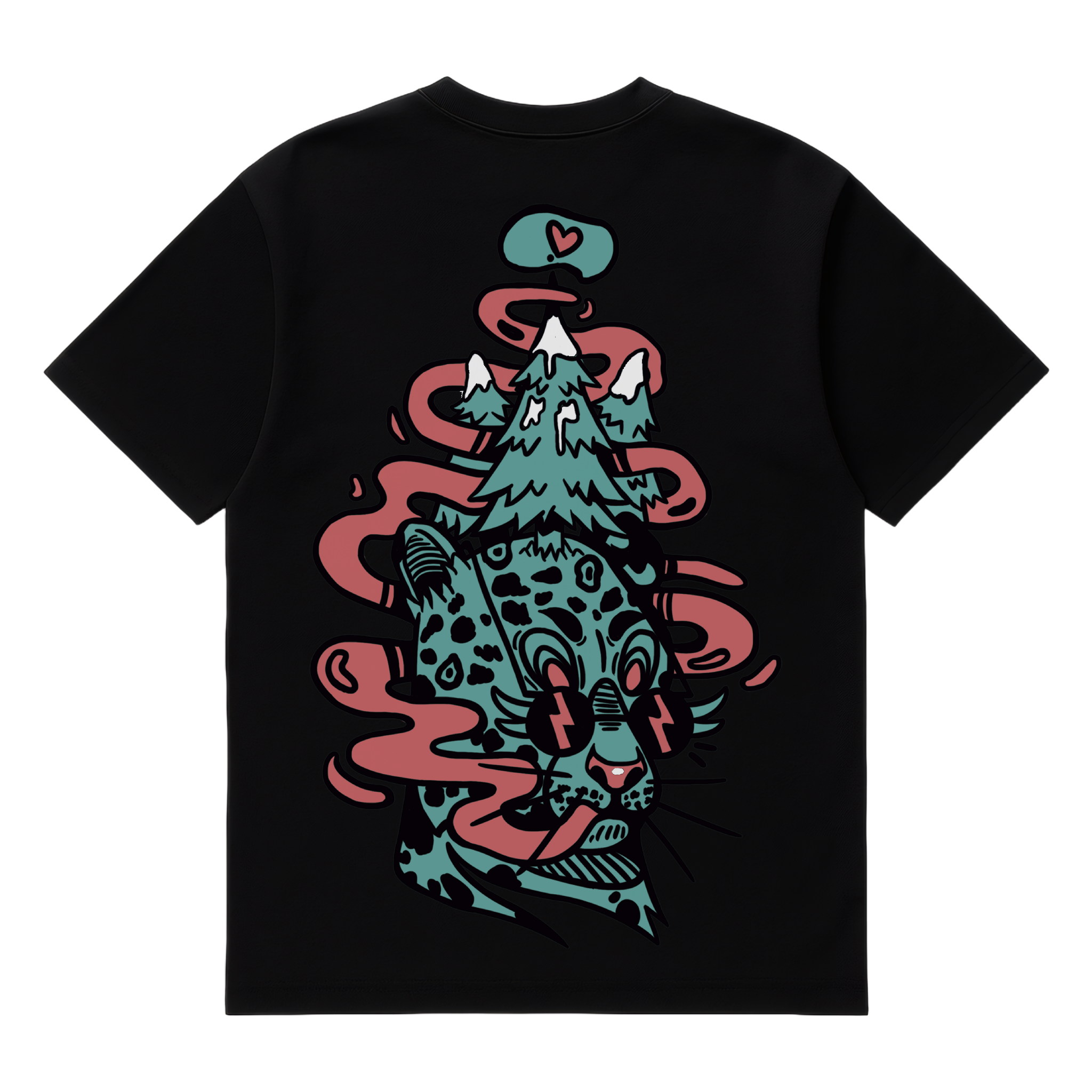 Camiseta Cubica Alma Ancestral Jaguar
