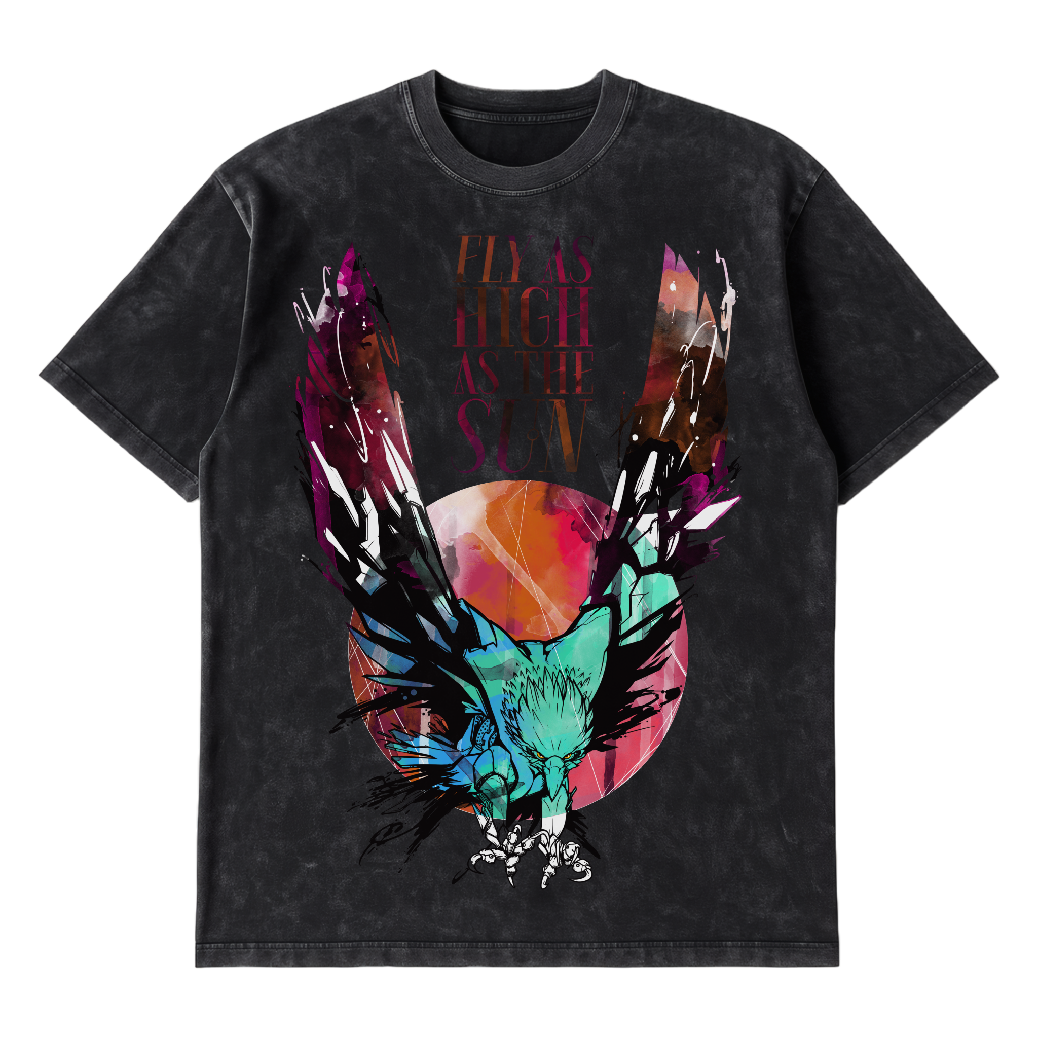 Camiseta Cubica Fly As High As The Sun