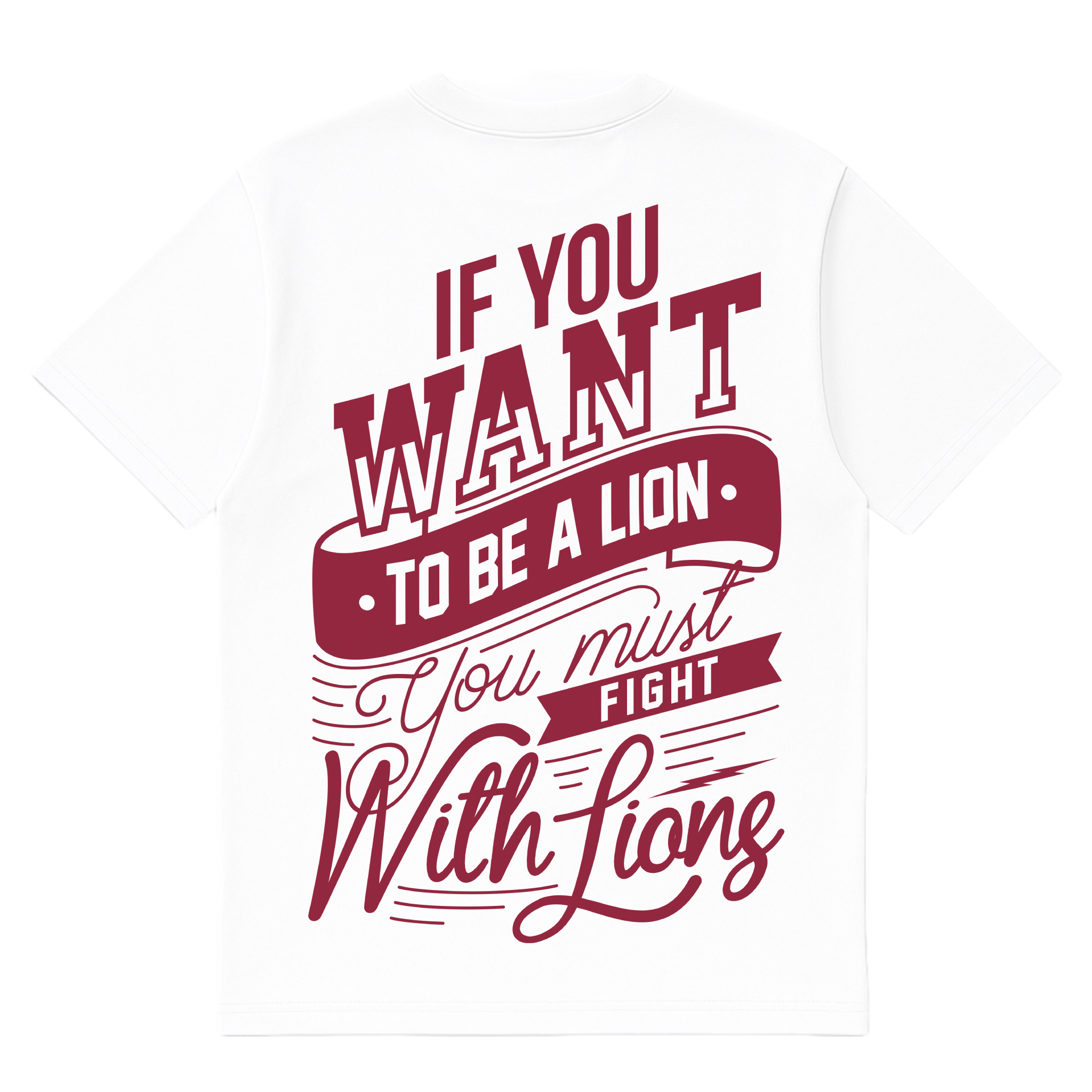 Camiseta Cubica If You Want (Lion Spirit)