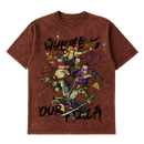 Camiseta Cubica Slice Warriors Washed frente