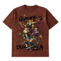 Camiseta Cubica Slice Warriors Washed frente