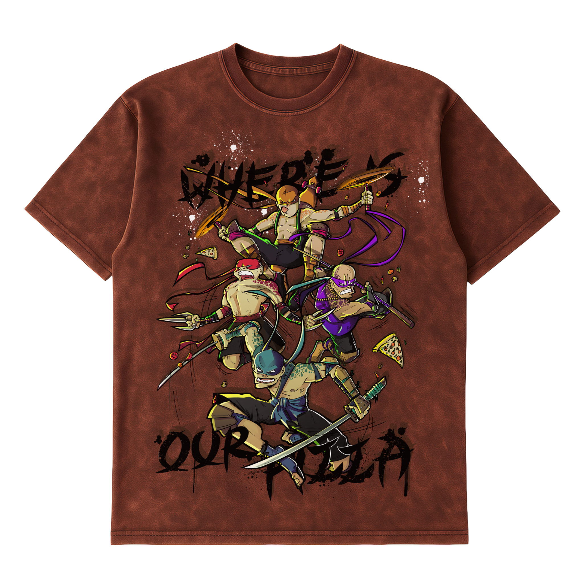Camiseta Cubica Slice Warriors Washed