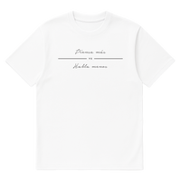 Camiseta Cubica Piensa Más Habla Menos frente