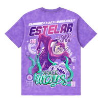 Camiseta Cubica Rey del Espacio Washed espalda