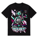 Camiseta Cubica Like A Rocket Rock frente