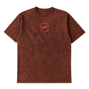 Camiseta Cubica Somos Skates Washed cafe frente