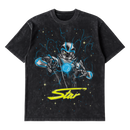 Camiseta Cubica Cosmic Star Soldier Washed frente