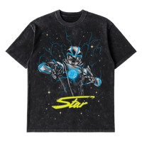 Camiseta Cubica Cosmic Star Soldier Washed frente