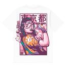 Camiseta Cubica Tokyo Neon 2050 espalda