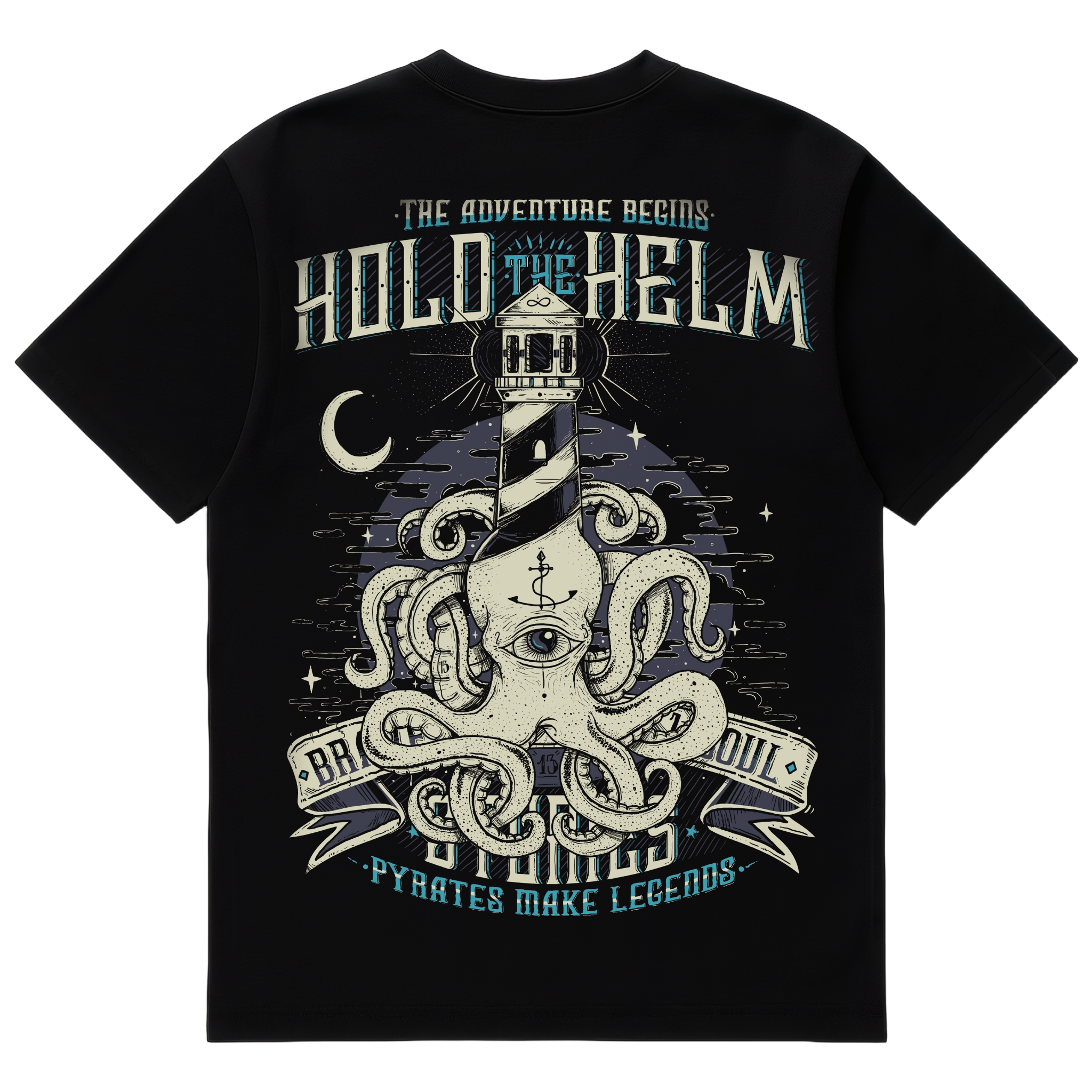 Camiseta Cubica Hold The Helm (Adventure Begins)